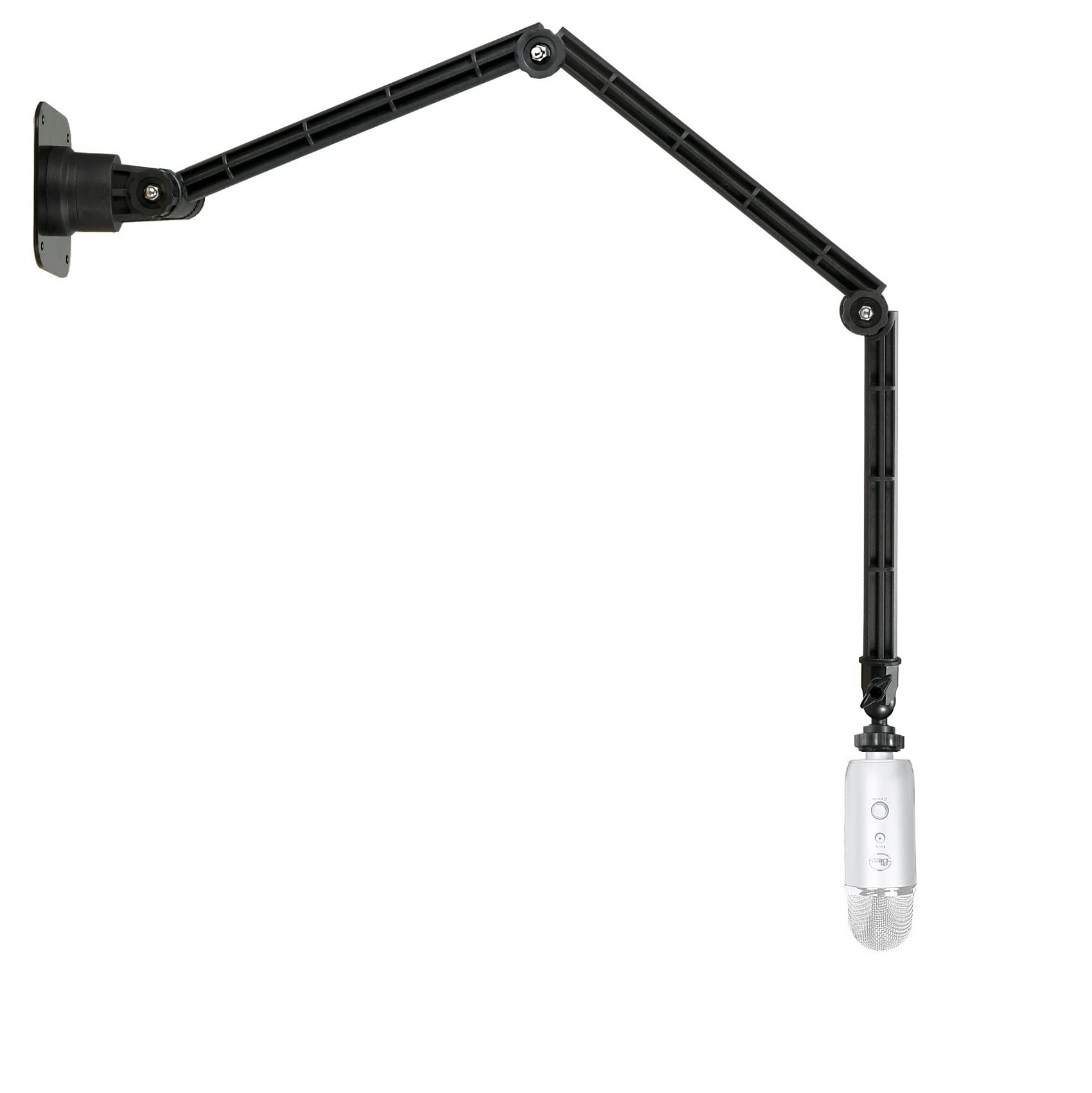 Microphone Wall Mount, Ceiling Holder Stand compatible with Blue Yeti X Nano Snowball and Shure HyperX Razer Microphones