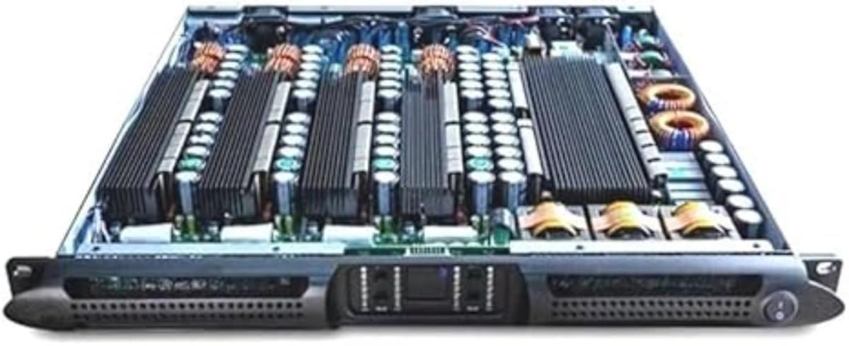 ANTAKIRPO Class-D 4-Channel Power Amplifier, 26000W Bridged Power Amp, Stereo/Parallel/Bridge Modes, Intelligent Protection, XLR