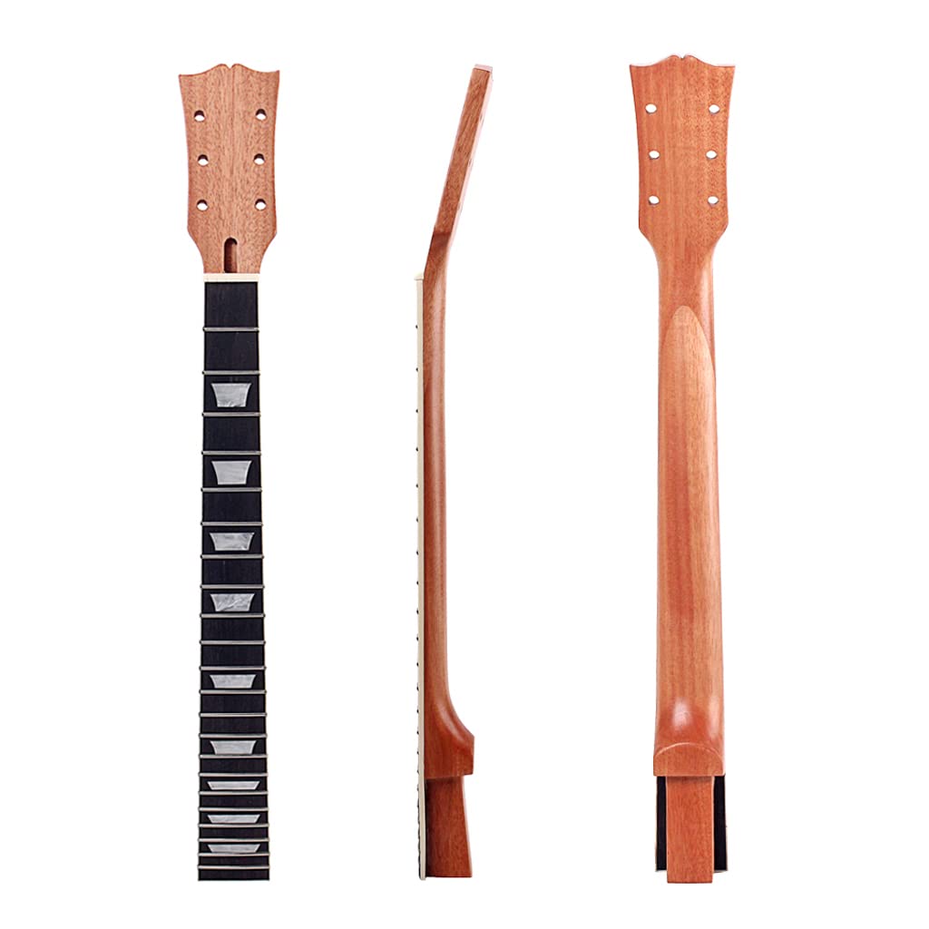 Ogdni 22 Fret Guitar Neck Mahogany Rosewood Fingerboard For Lp Electric Guitar Neck Replacement