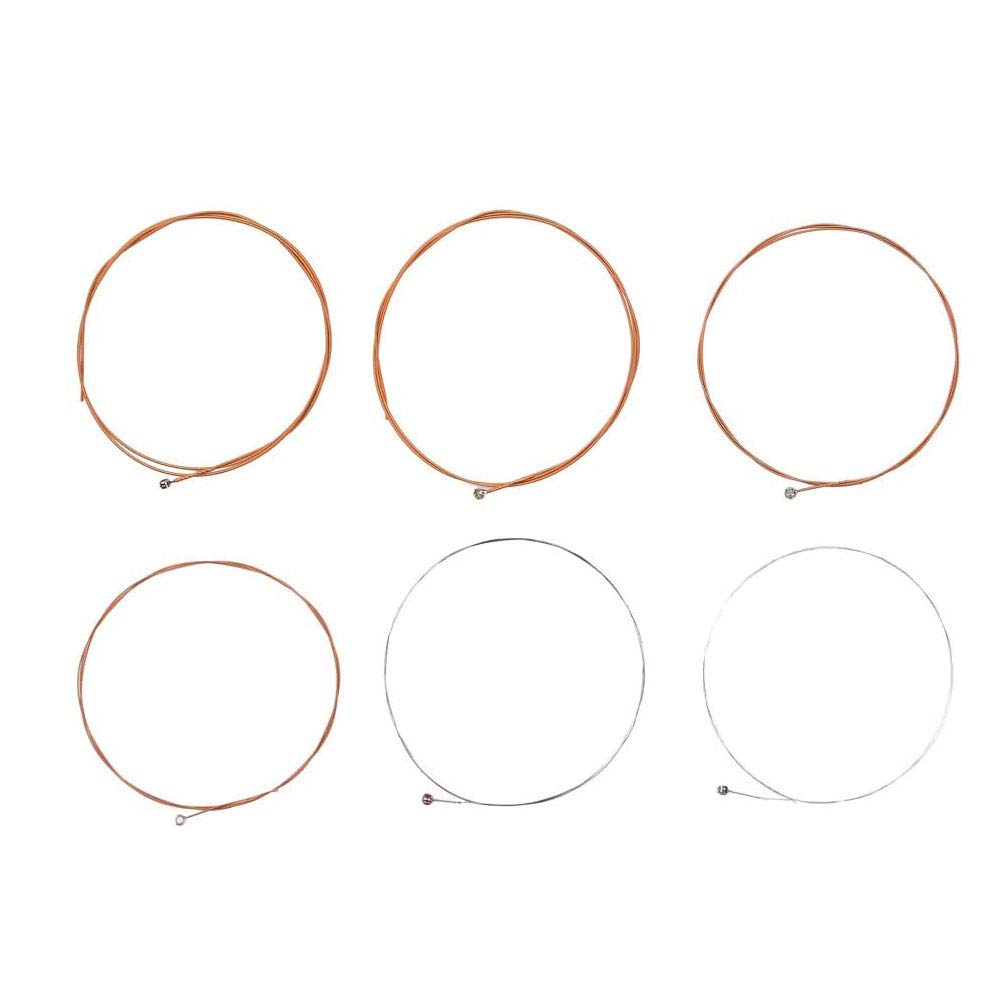 Guitar Strings set for Beginner Learner Practice(set of 6) with 3 in 1 guitar string cutter