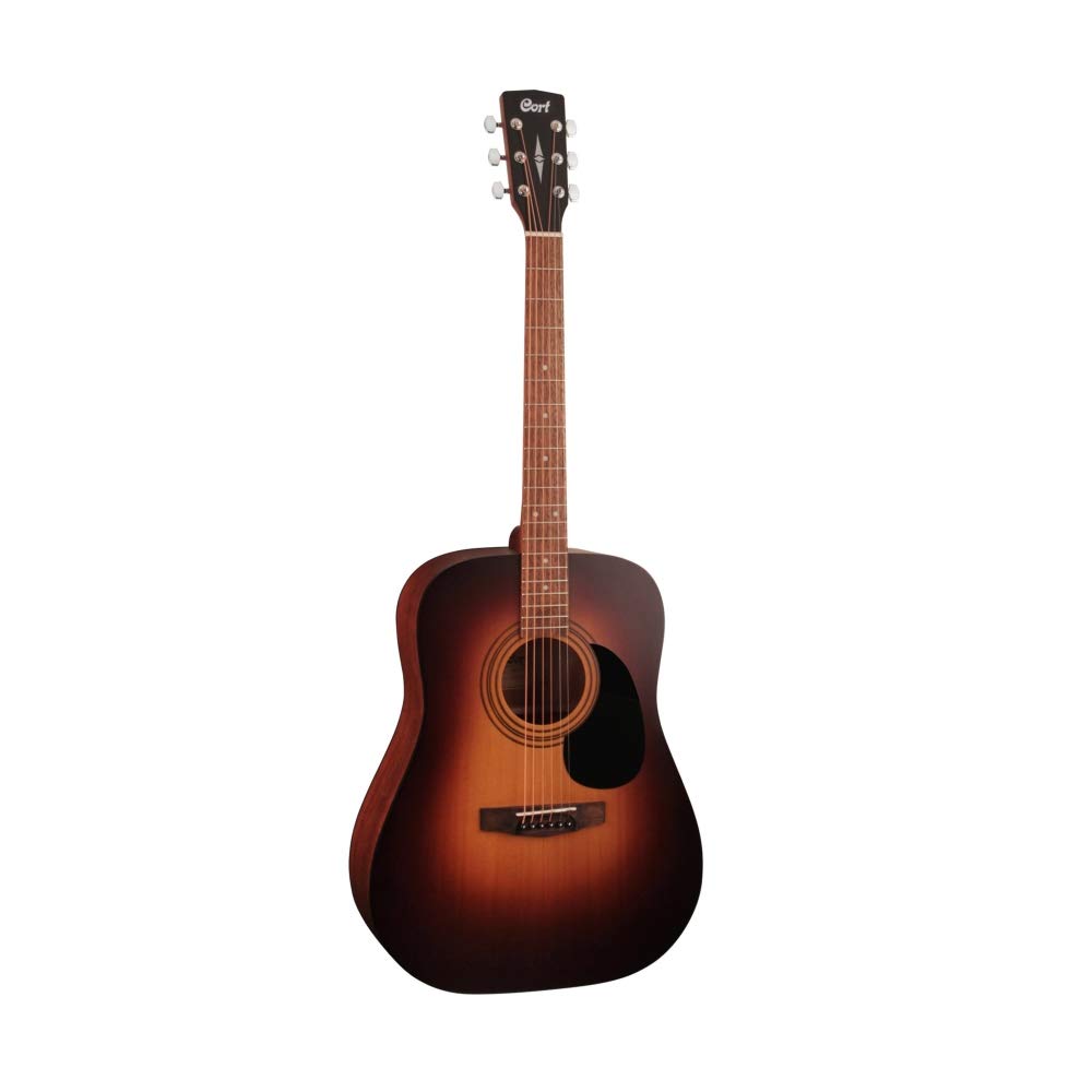 Cort Ad810 Ssb Sunburst Acoustic Guitar  Dreadnought Body, Spruce Top, Mahogany Neck, Rosewood Fretboard & Scooped Bridge For Ve