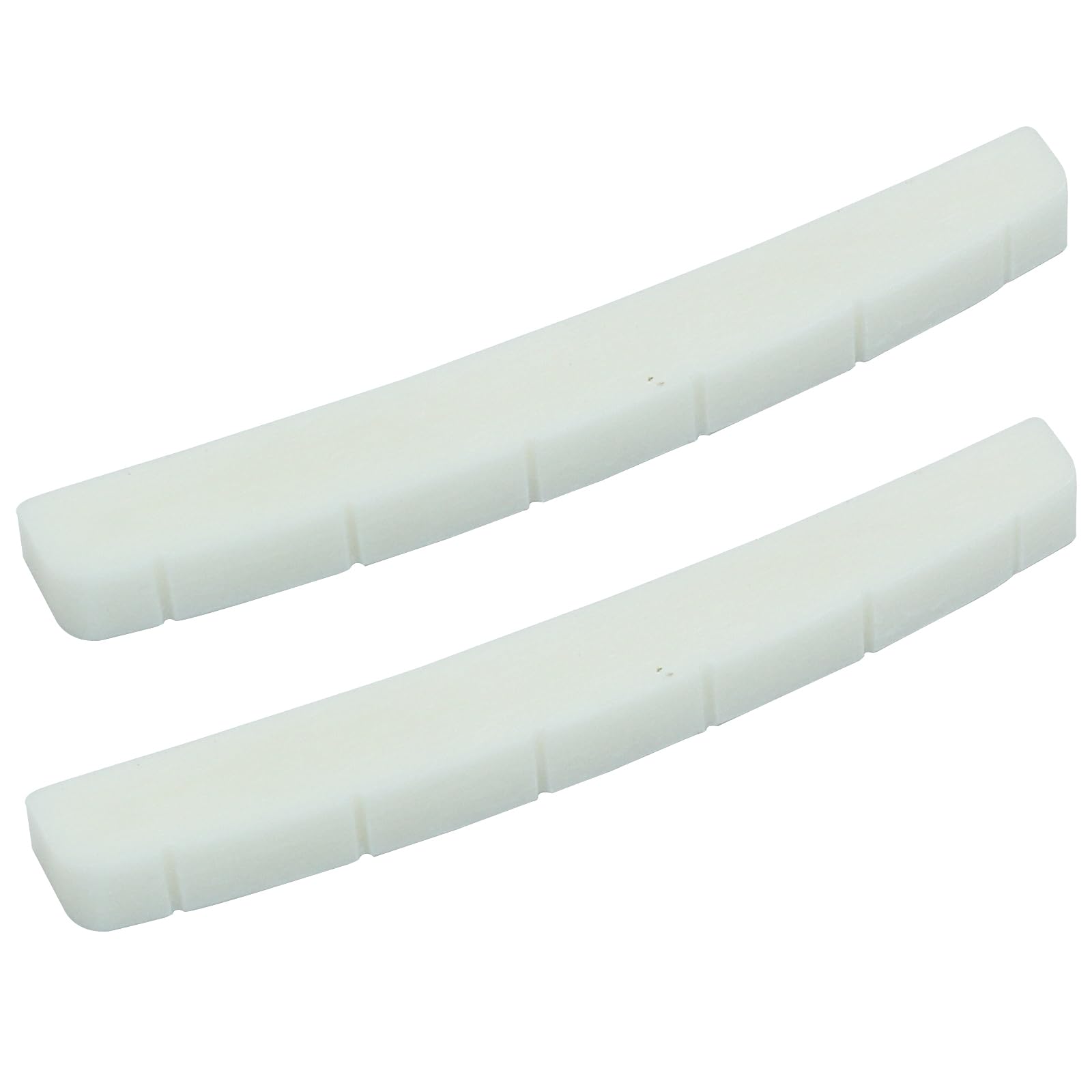 Hordion 42Mm Guitar Bone Nut, 6 String Electric Guitar Nut Flat Bottom Pre-Slotted For Strat Tele Guitar (43 X 3.2 X 5/5.65/4.6M