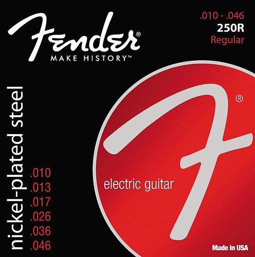 Fender 250R 10-46 Nickel Plated Steel Electric Guitar Strings 3 Sets