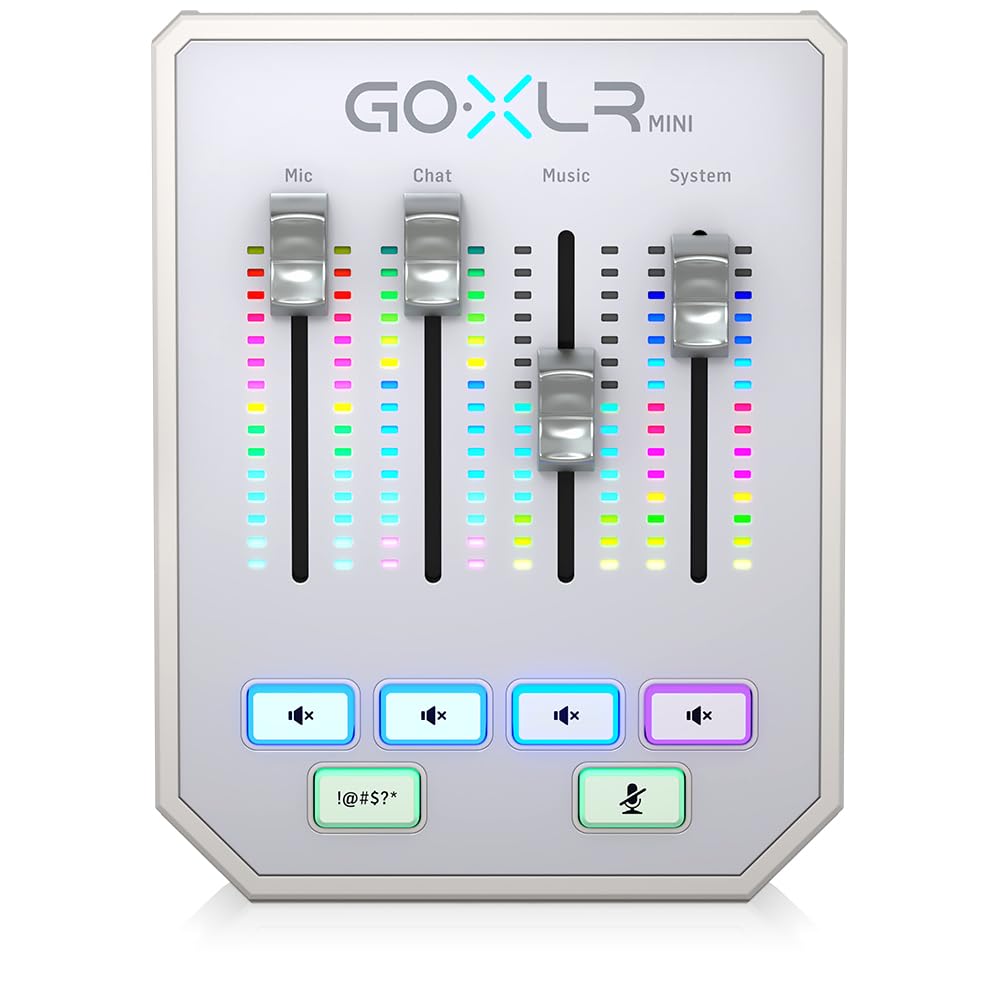 TC-Helicon, 1 Audio Interface, White (GoXLR Mini-WH)