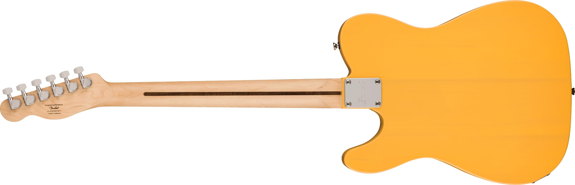 Squier Sonic Telecaster Electric Guitar, with 2-Year Warranty, Butterscotch Blonde, Maple Fingerboard