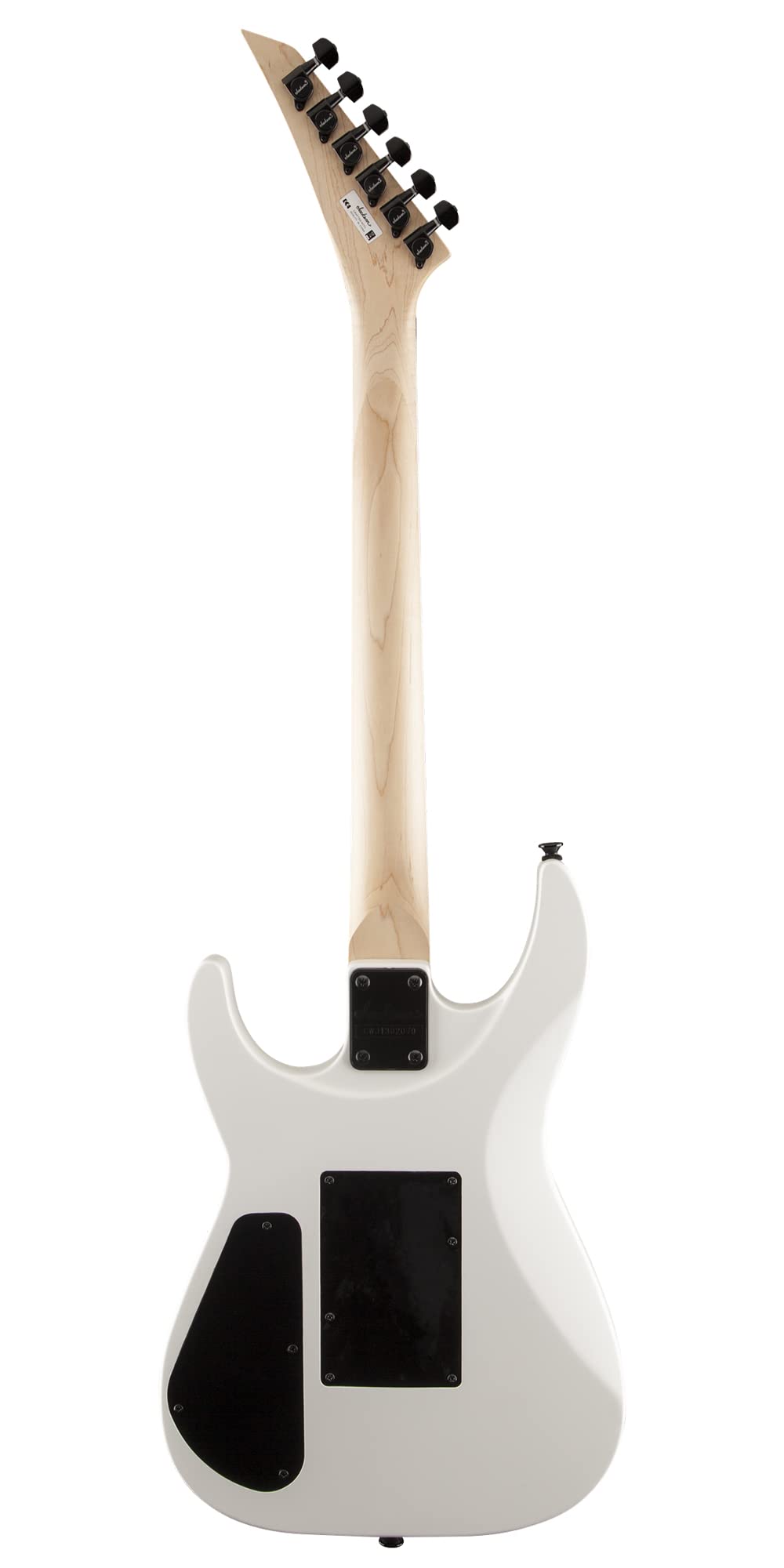 Jackson Dinky Arch Top JS32 DKA-M Electric Guitar - Snow White Bundle with Cable, Tuner, Strap, Picks, and Austin Bazaar Instruc