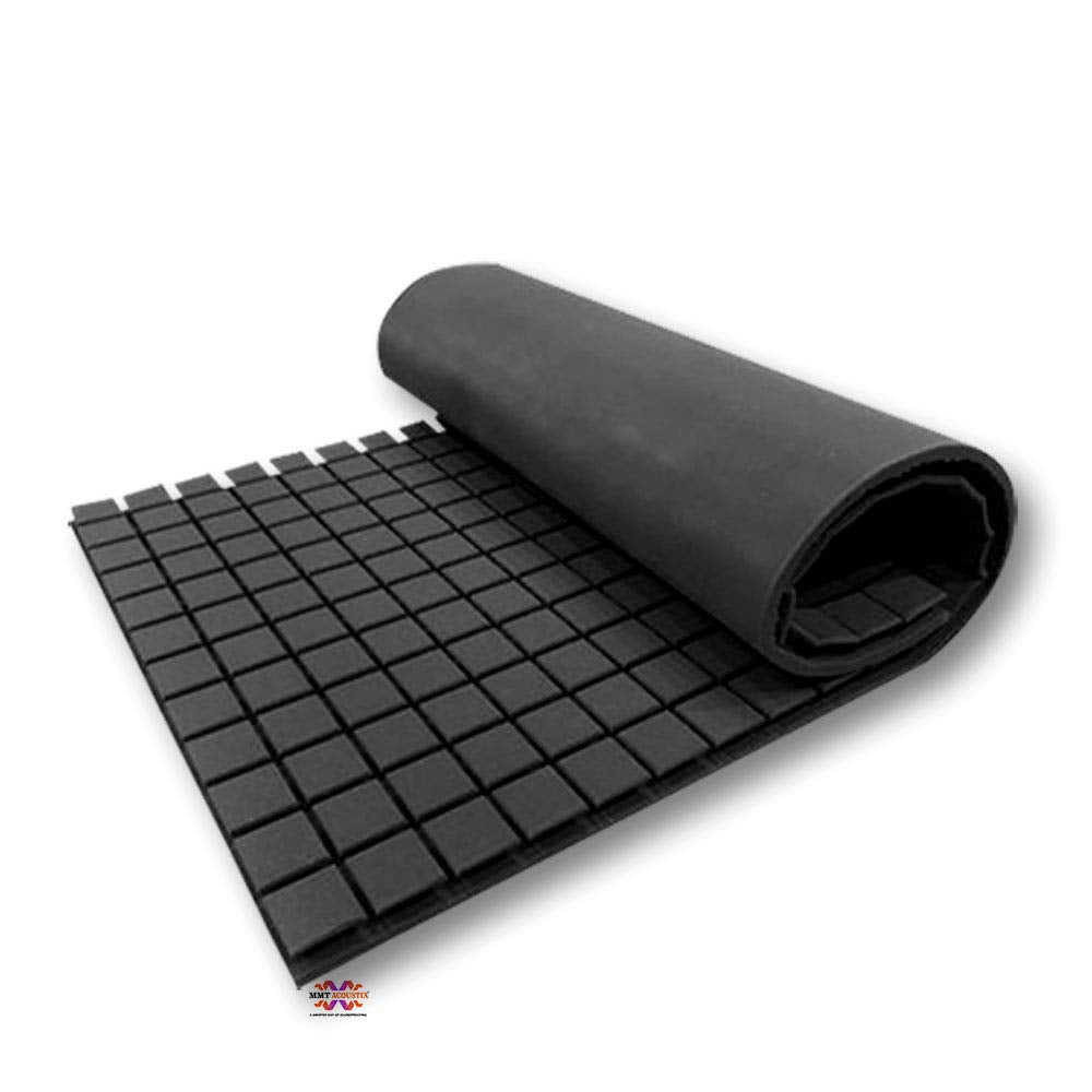 MMT ACOUSTIX  Soundproofing Turbo Acoustic Professional Charcoal Foam Panels 2x Echo Reduction with Noise Absorption 3D Design (