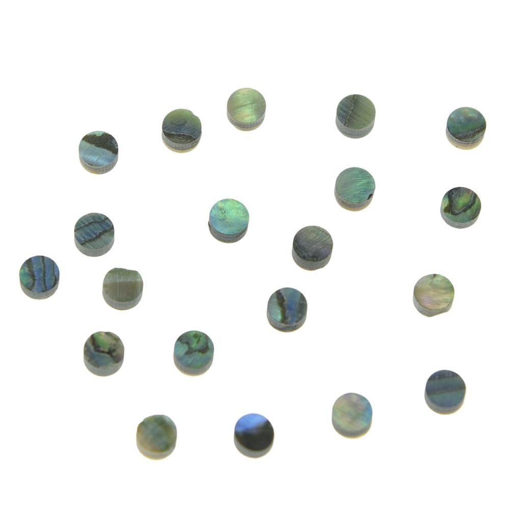 KAISH 20pcs 4x2mm Natural Paua Abalone Shell Guitar Inlay Fingerboard Dots