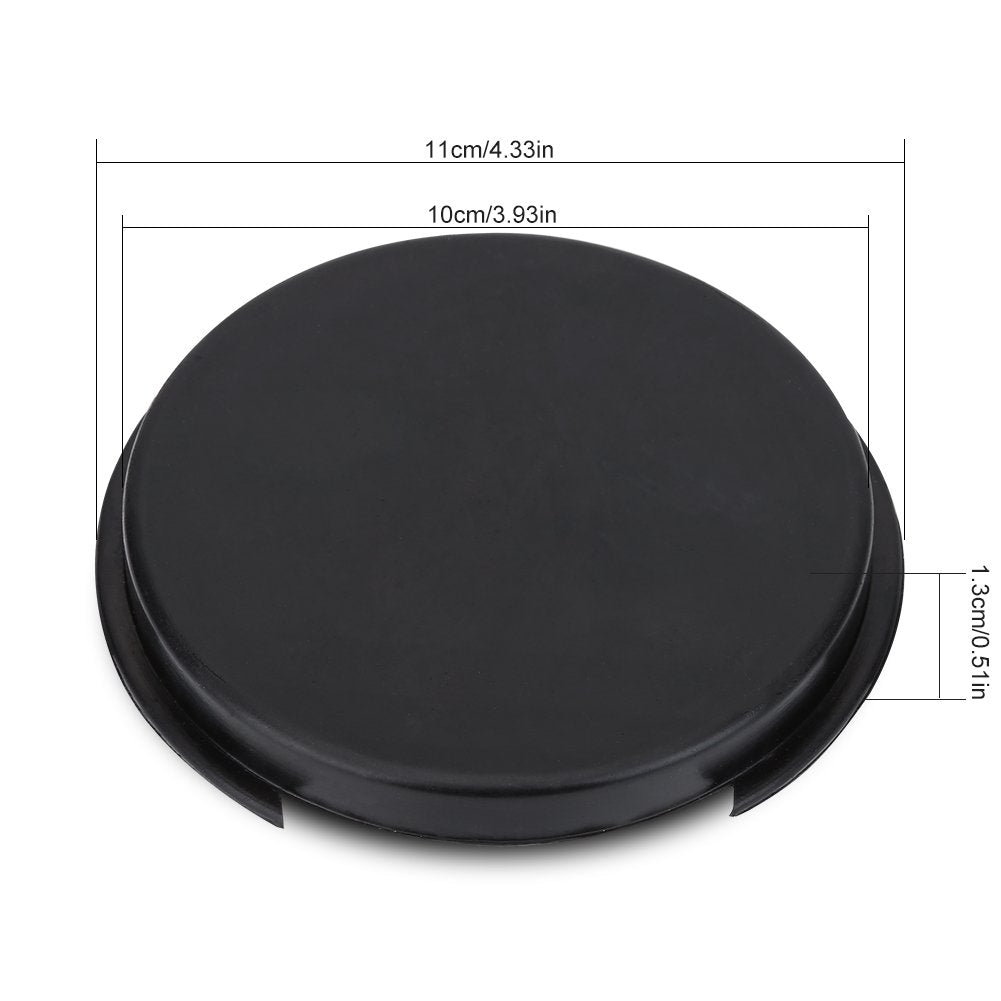 Guitar Sound Hole Cover, Black Guitar Feedback Eliminator Soft Rubber Guitar Hole Plug Acoustic Feedback Buster Screeching Halt