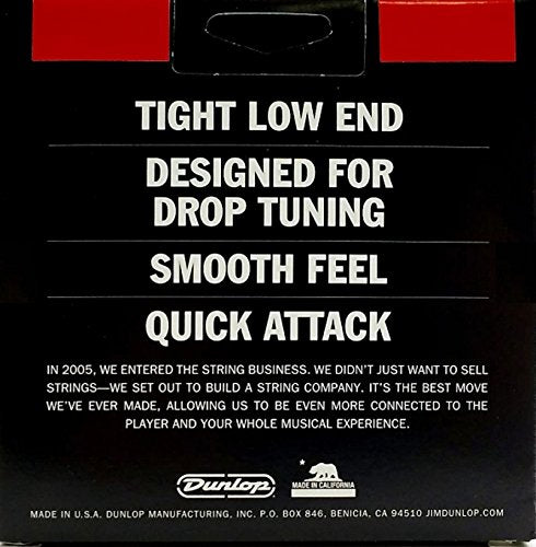 Dunlop Heavy Core Strings - Heavy 10-60 3 Packs of 6-String Sets DHCN1060-6