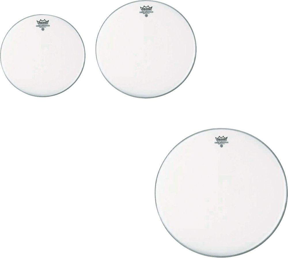 Remo PP-1390-BA Ambassador Coated Tom Drumhead Pack - 10, 12 & 16