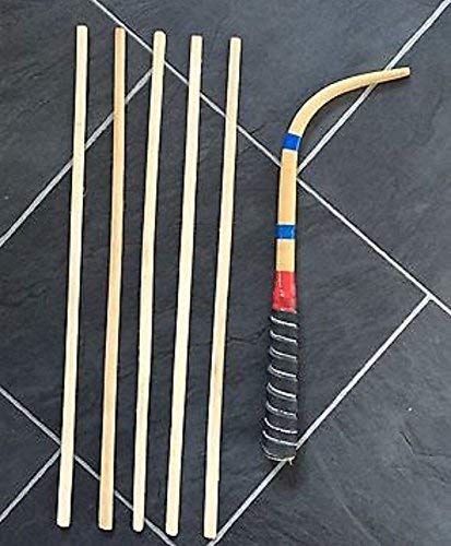 Sm Sai Musical - Professional Dagga & Tilli Set Dhol Sticks (1 Dagga & 5 Tillis)