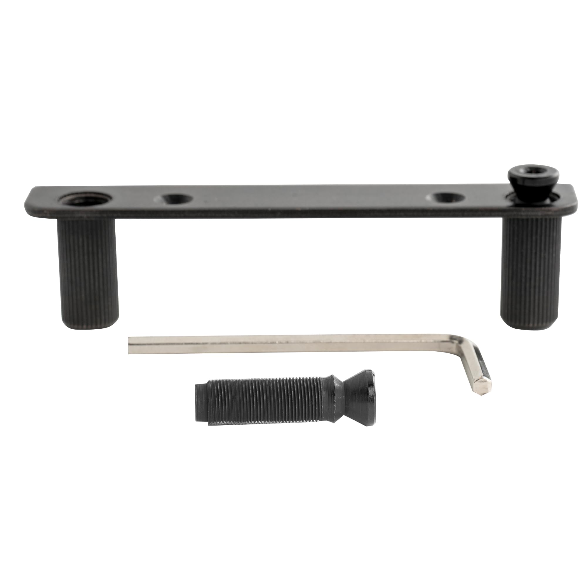 Musiclily Pro Guitar Double Locking Tremolo Bridge System Screw Stud Support Bracket Stand with M7 Anchors for Electric Guitar,