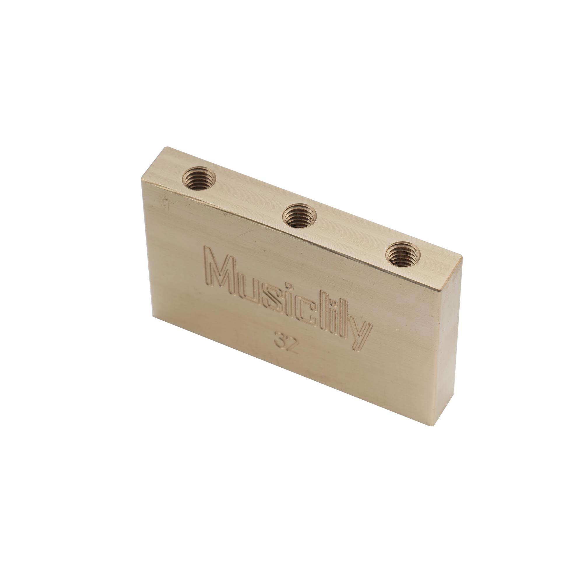 Musiclily Ultra 32mm Solid Brass Tremolo Block for Floyd Rose Locking Tremolo Bridge Electric Guitar