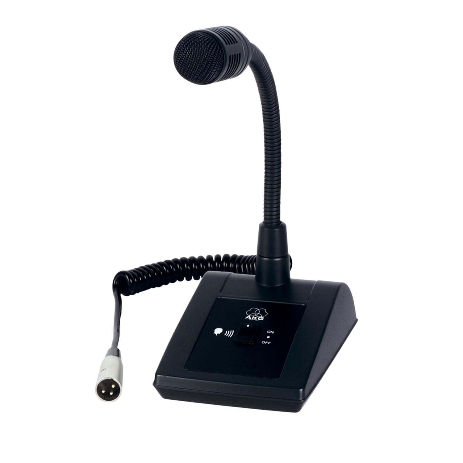 AKG Pro Audio DST99S Dynamic Paging Microphone with Cardioid Polar Pattern for General Public and Communication Uses., Black