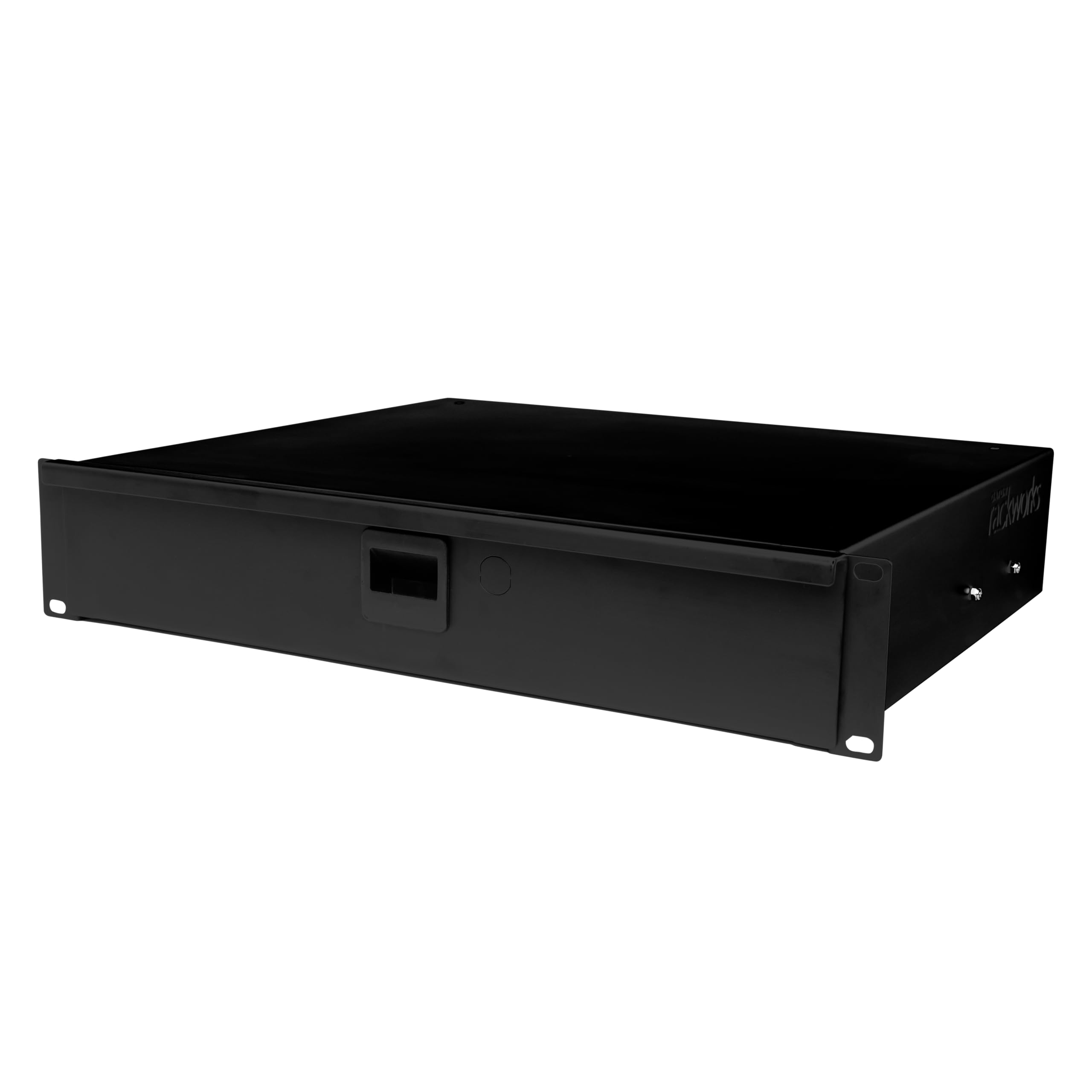 Gator Rackworks Wired Microphone Rack Mounted Drawer with Lock - Fits 10 Wired Microphones, 2U Size (GRW-DRWMIC10)