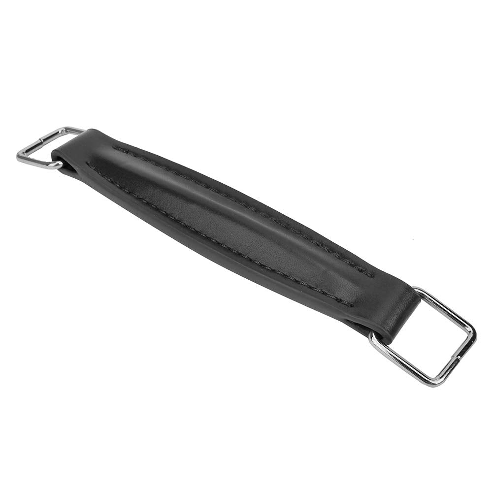 Vintage Guitar Amplifier Handle PU Leather Speaker Handle for Guitar Speaker(Black)