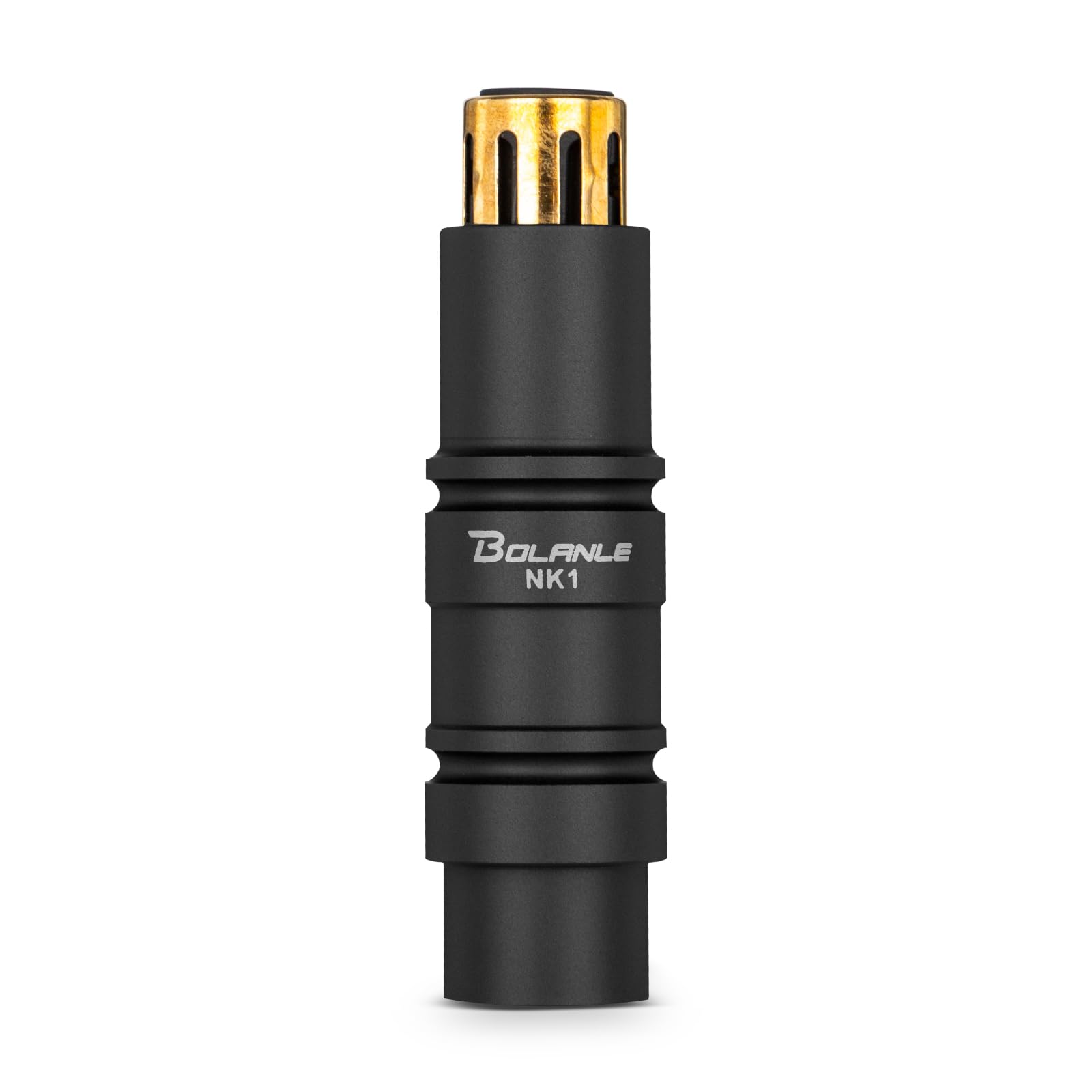 Bolanle Microphone Preamps 28dB Gain XLR Male to Female Adapter with Gold-Plated Connectors, 48V Phantom Power for SM7B/SM58 Mic