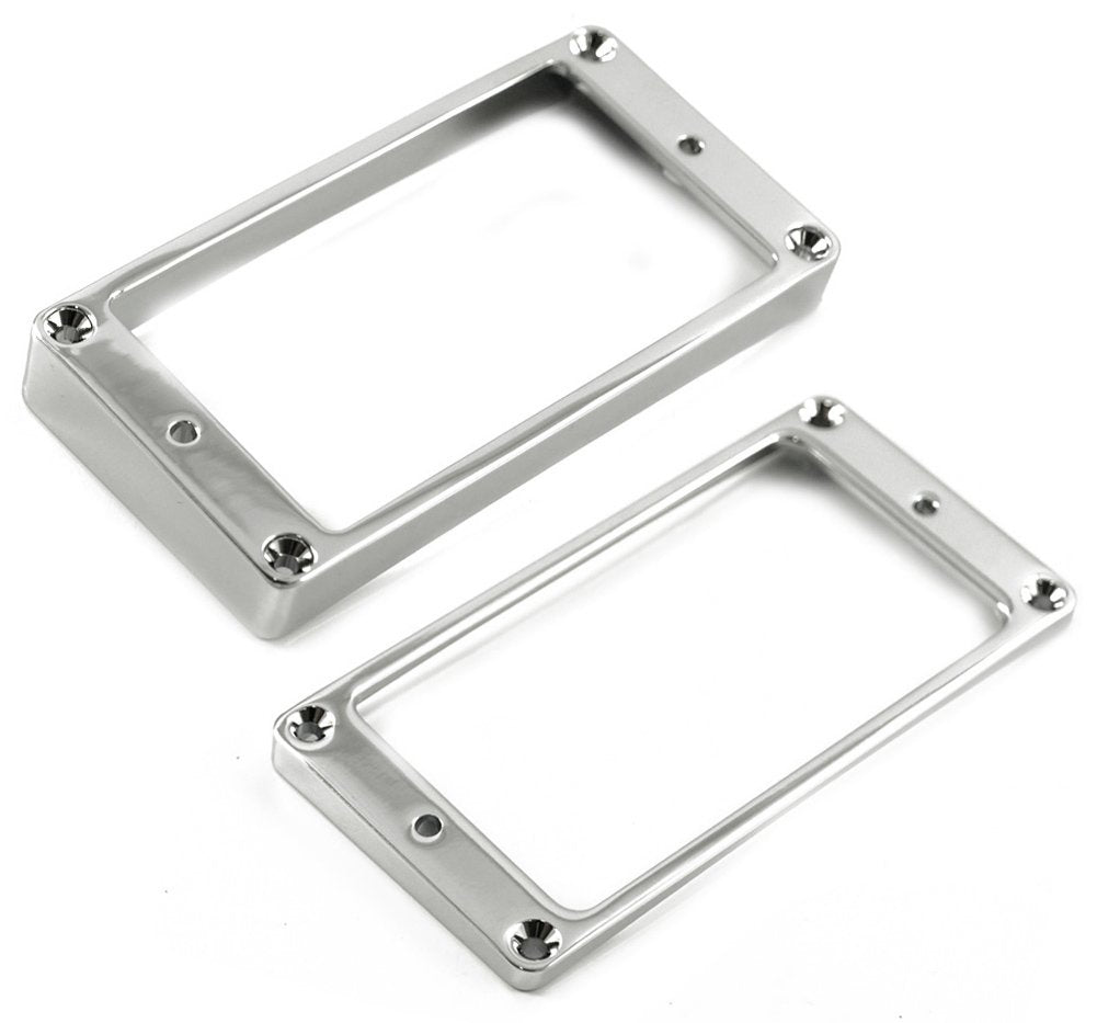 Allparts Pc-0438-010 Metal Humbucking Ring Set Curved Chrome