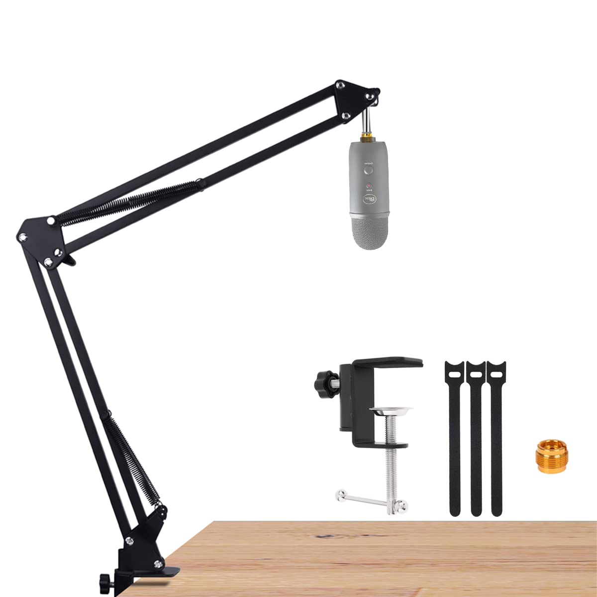 For Blue Yeti Boom Arm, Mic Desk Stand Compatible With Blue Yeti Nano Microphone, Blue Yeti X Mic Arm Stand Perfect For Podcasts