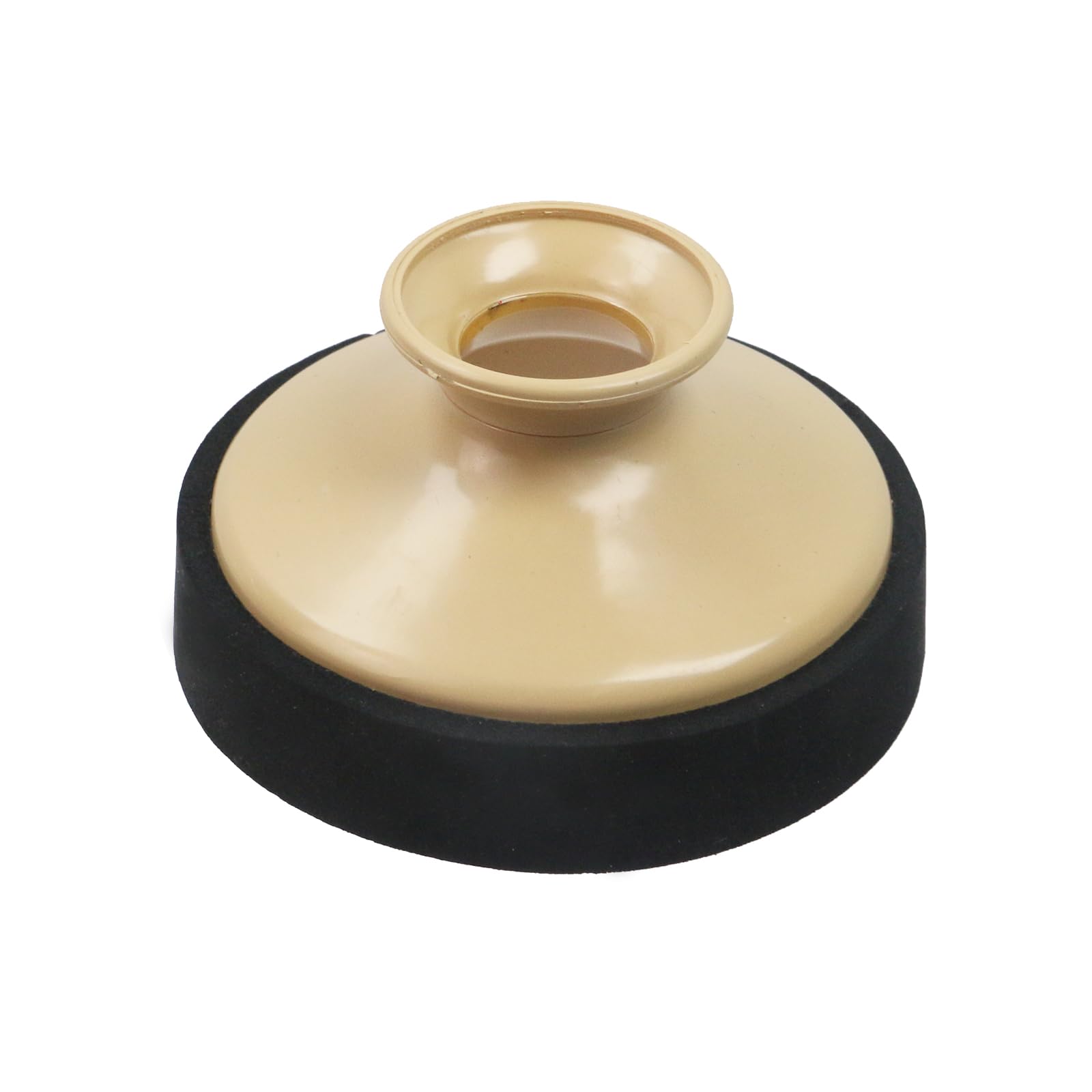 FarBoat 1 Pcs Alto Sax Mute Silencer Lightweight Plastic Sax Mute ABS Noise Remover Music Accessory for Alto Saxophone, Khaki-Co
