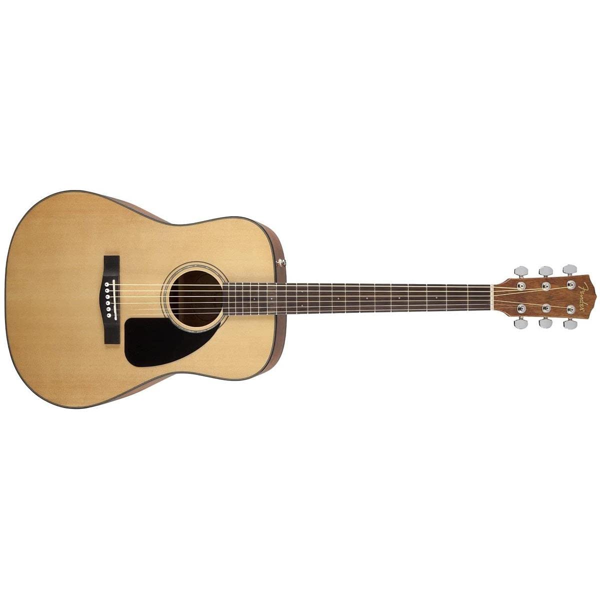 Fender CD-60 Dreadnought V3 Acoustic Guitar, with 2-Year Warranty, Natural, with Case