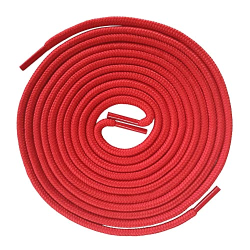 Vsudo 2 Pairs Round Boots Shoelaces, 532 Diameter Outdoor Work  Hiking Boots Shoe Laces, Winter Snow Boots Shoelace, Premium Ath