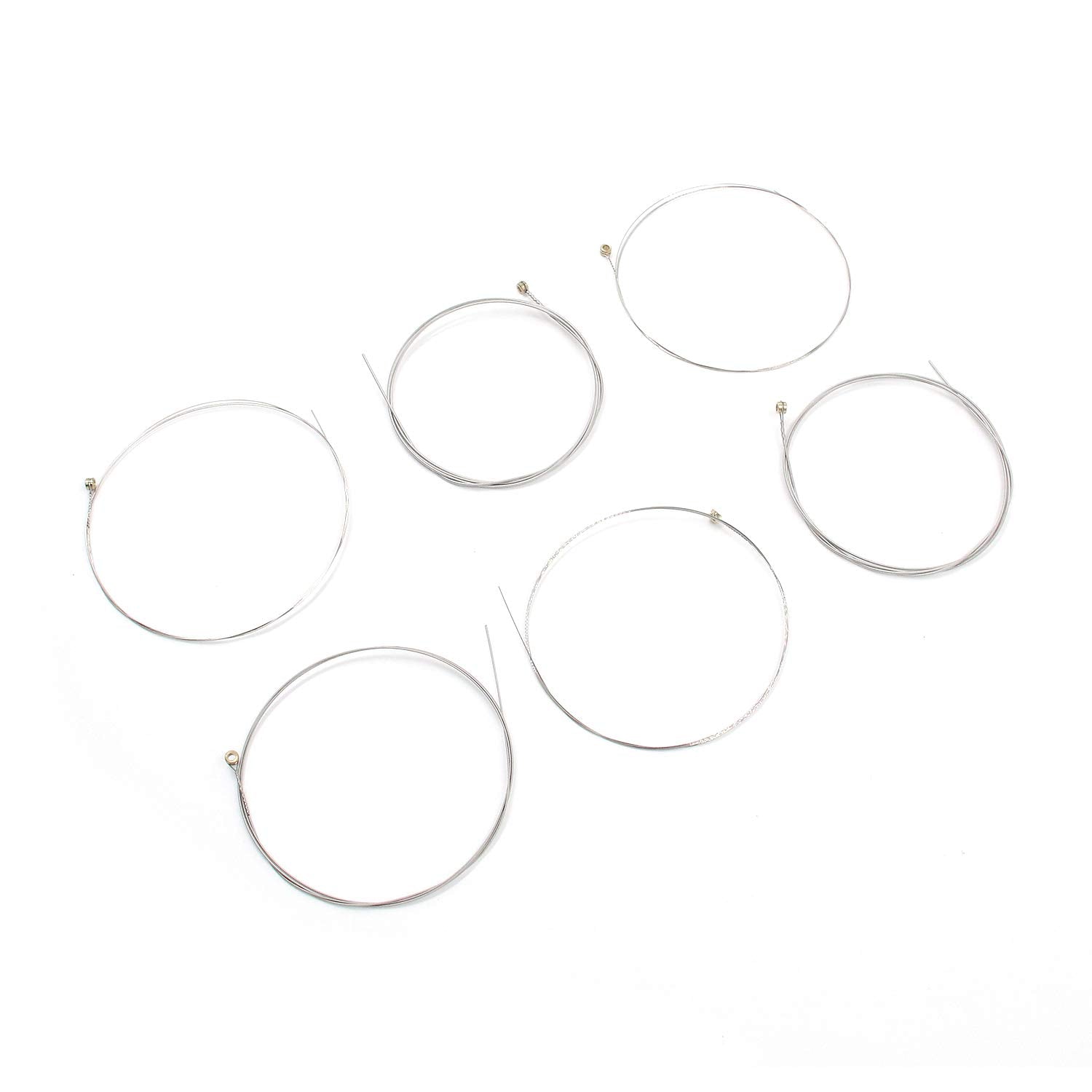 Geesatis 2 Set of 6 Electric Guitar Strings Single Electric Guitar Strings Replacement Steel String, E-1st, B-2nd, G-3rd, D-4th,