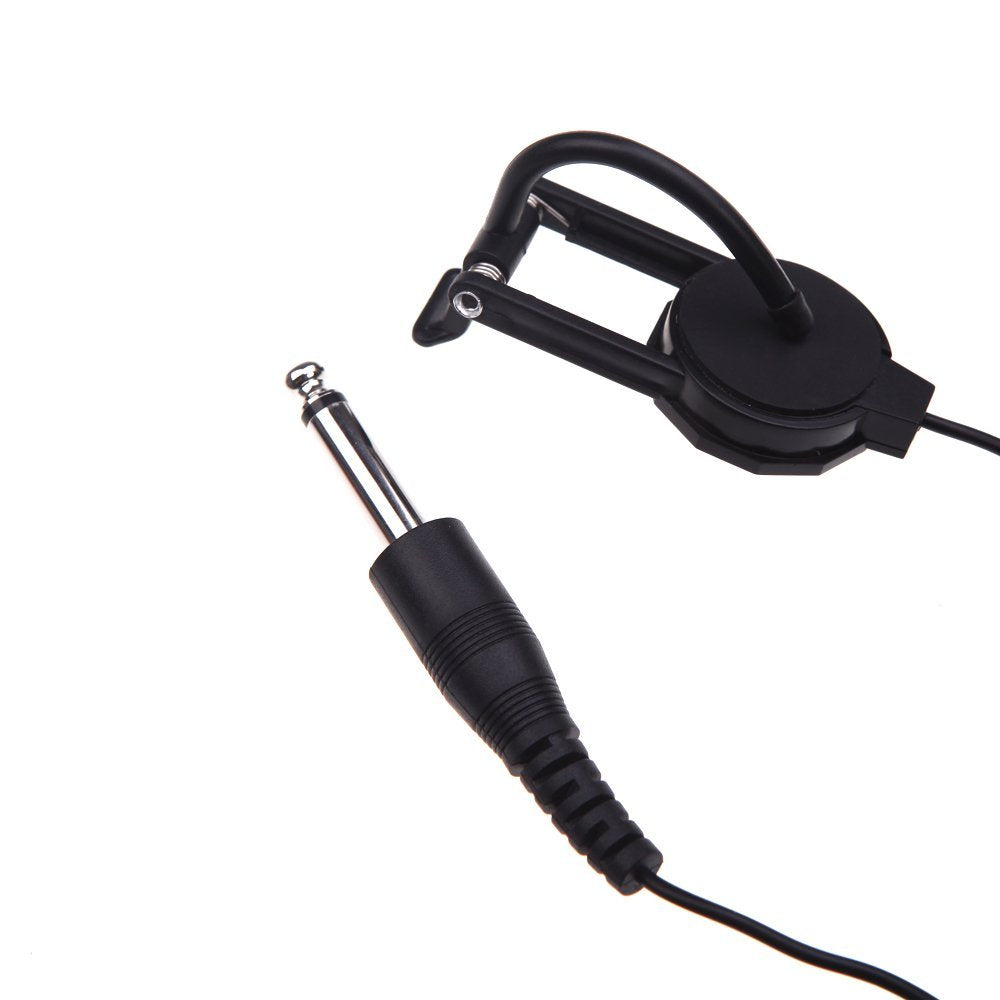 Perlman Cherub Wcp-60V Clip-On Pickup Pick-Up For Violin With 1/4 Jack 2.5M Cable Compact Professional - Black
