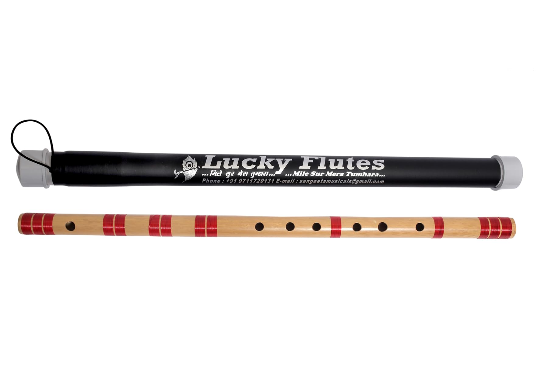 Lucky Flutes - E Natural Bass Bamboo Flute Handmade
