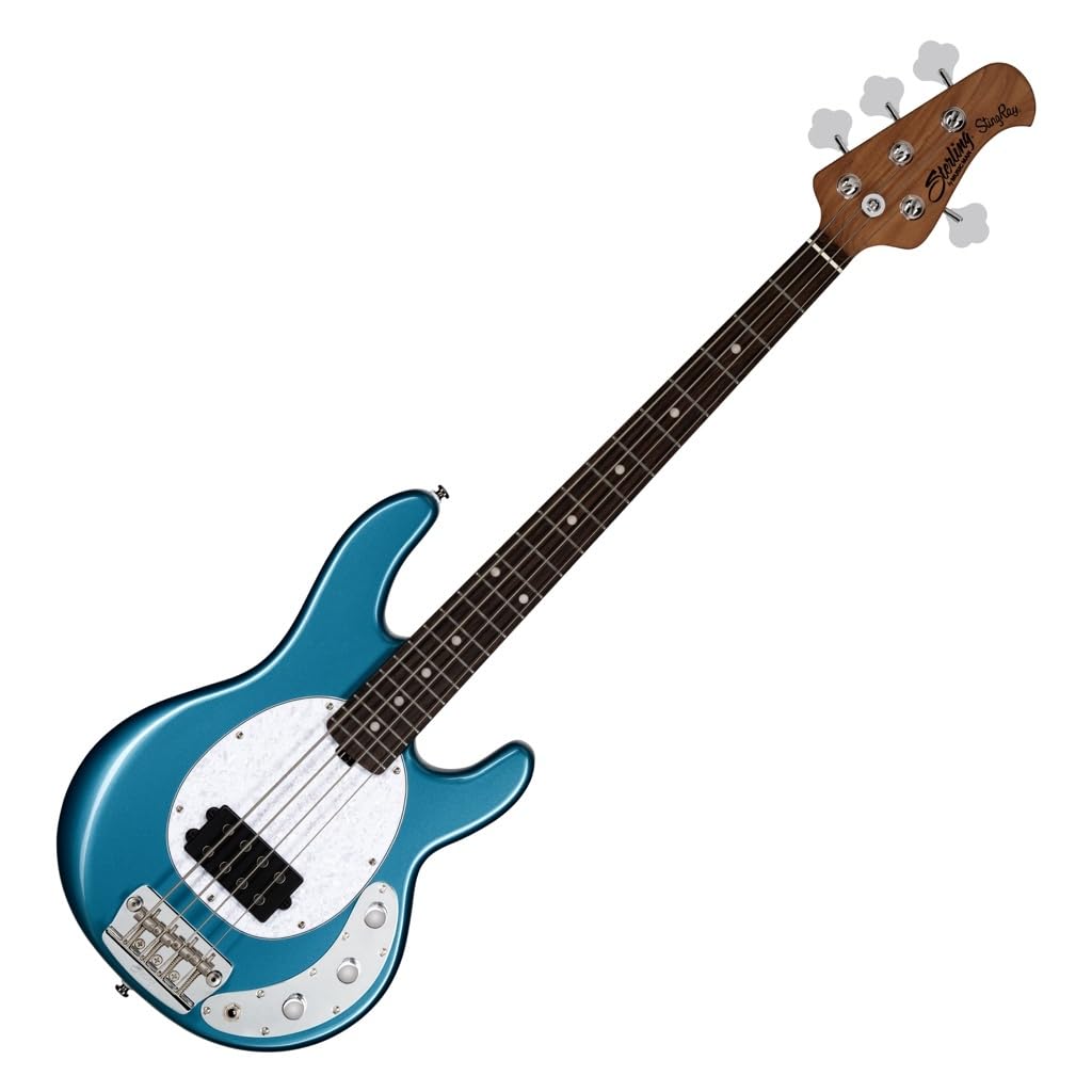 Sterling By Music Man StingRay RAYSS4 Short-scale Bass Guitar - Toluca Lake Blue