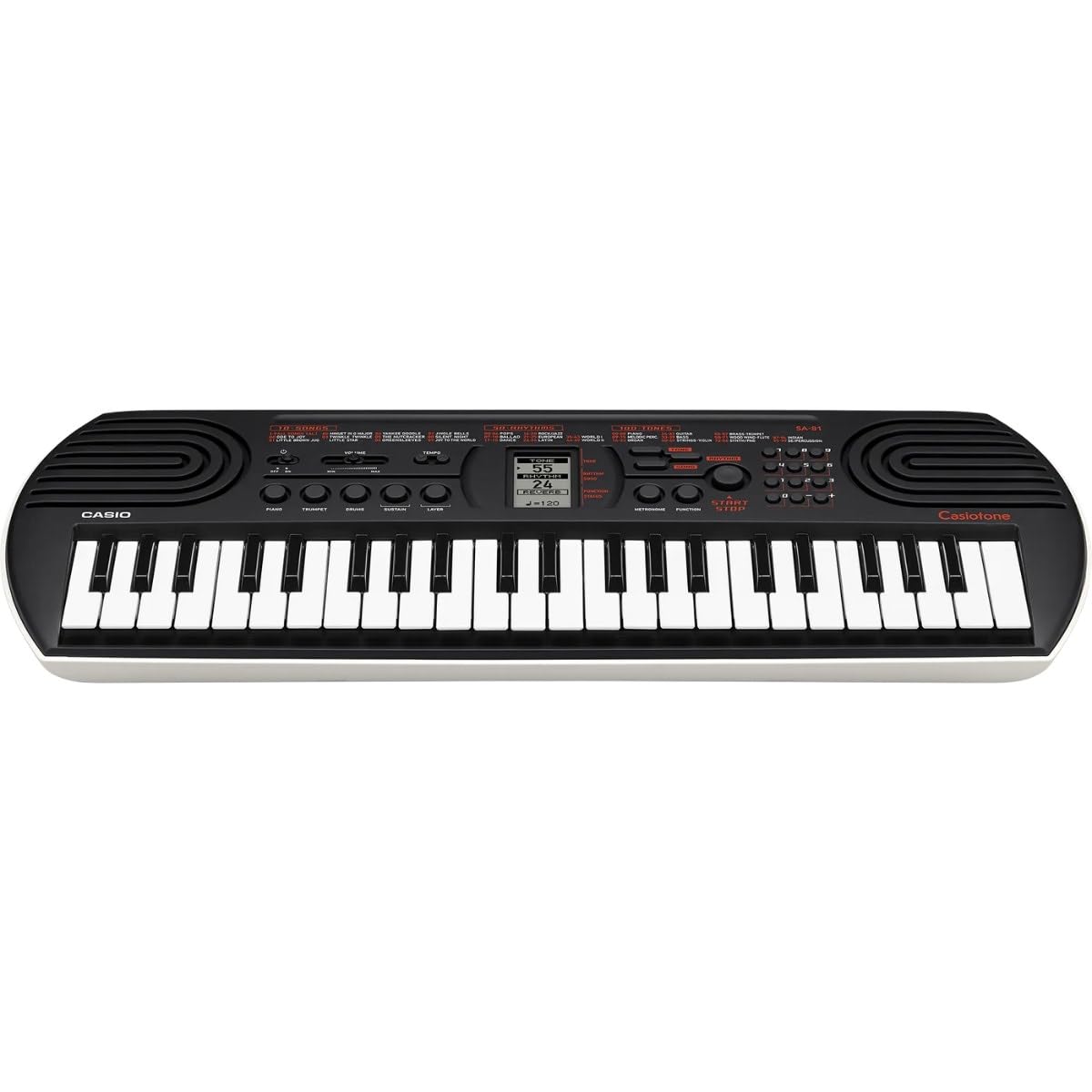 Casio Casiotone SA-81 44-Key Portable Keyboard with Mini Keys