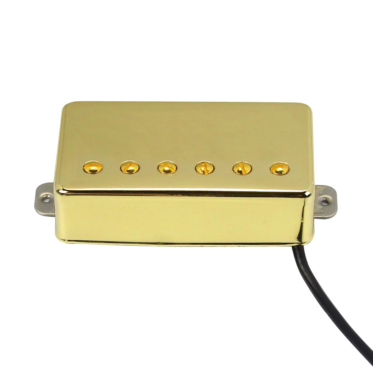 FLEOR Humbucker Pickup Ceramic Guitar Bridge Pickup Set Golden Fit LP Style Electric Guitar