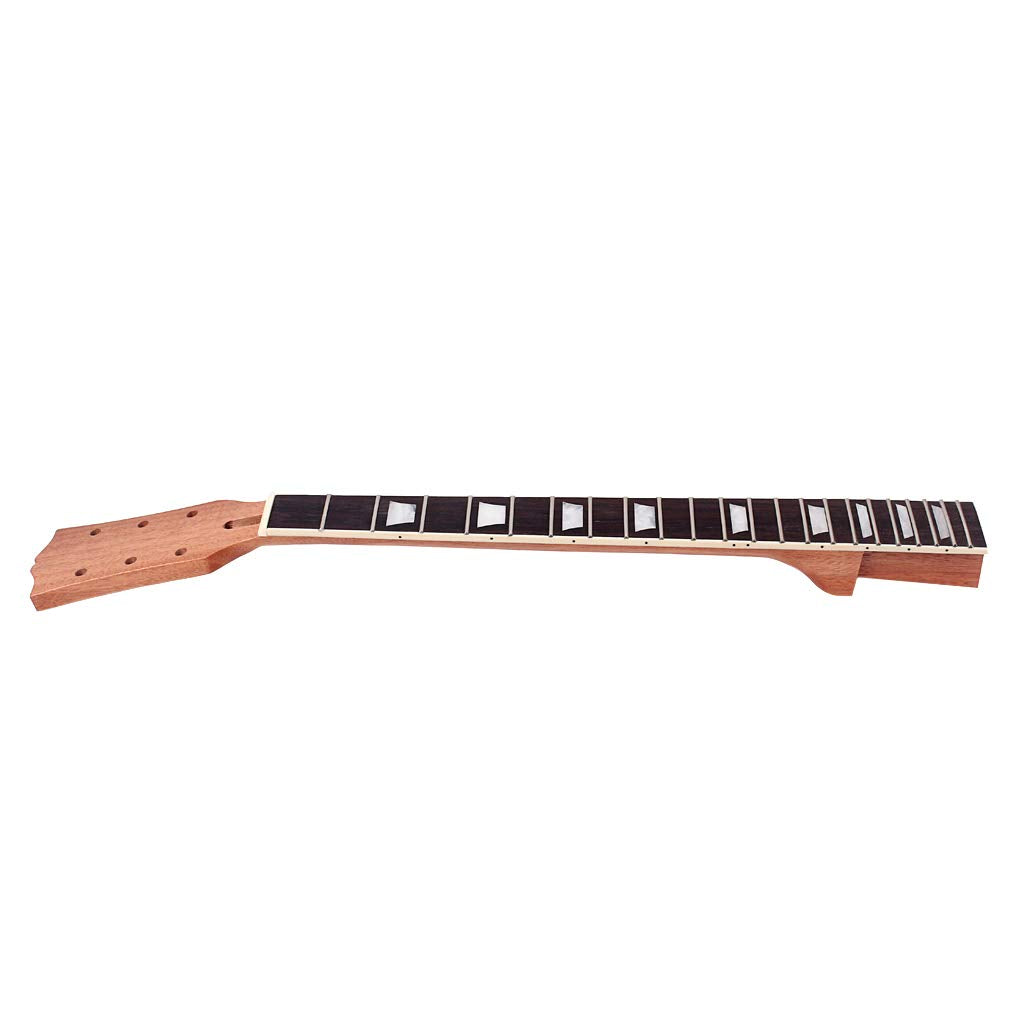 Ogdni 22 Fret Guitar Neck Mahogany Rosewood Fingerboard for Lp Electric Guitar Neck Replacement