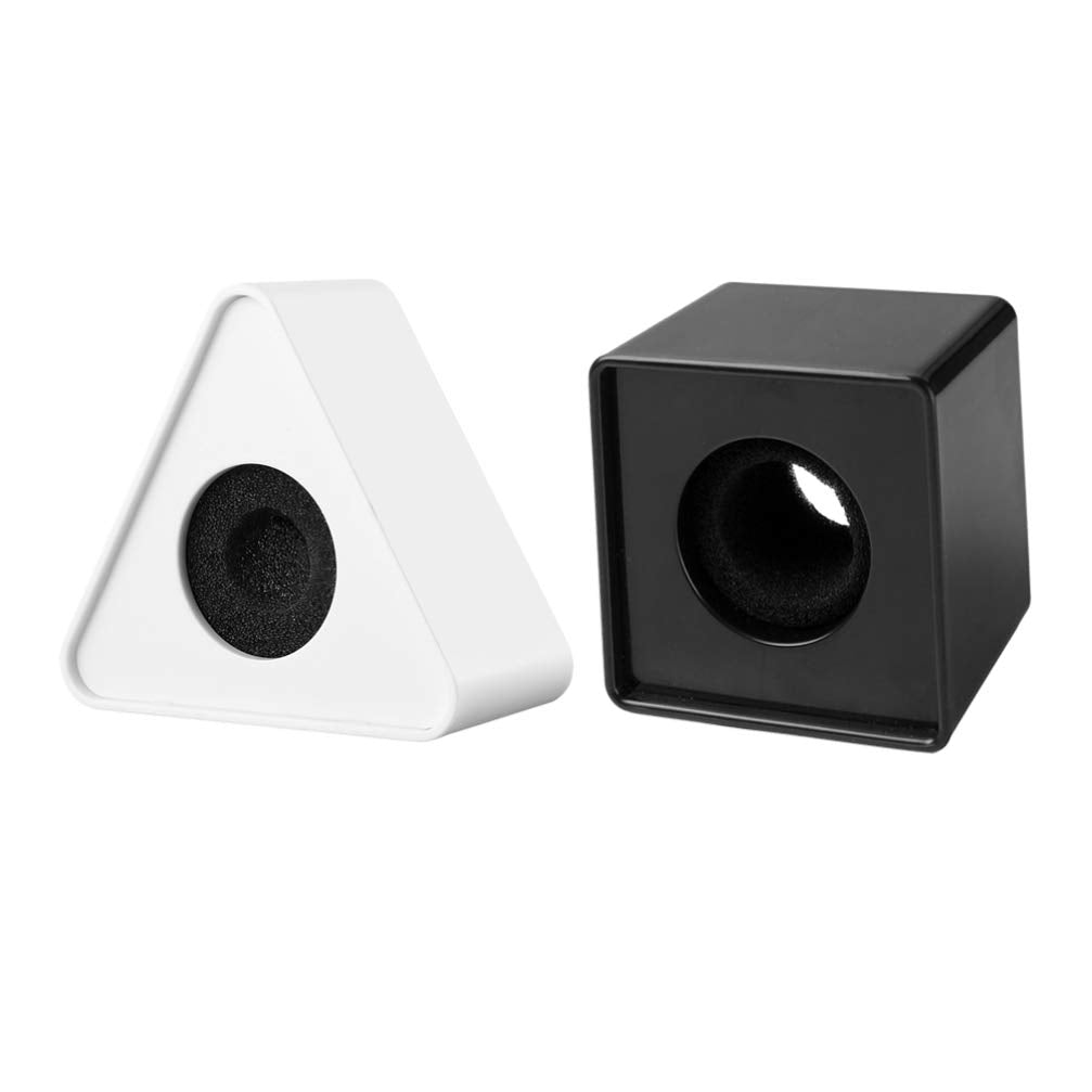 Stobok Portable Triangle And Square Shaped Interview Mic Microphone Logo Flag Station Logo, Pack Of 2