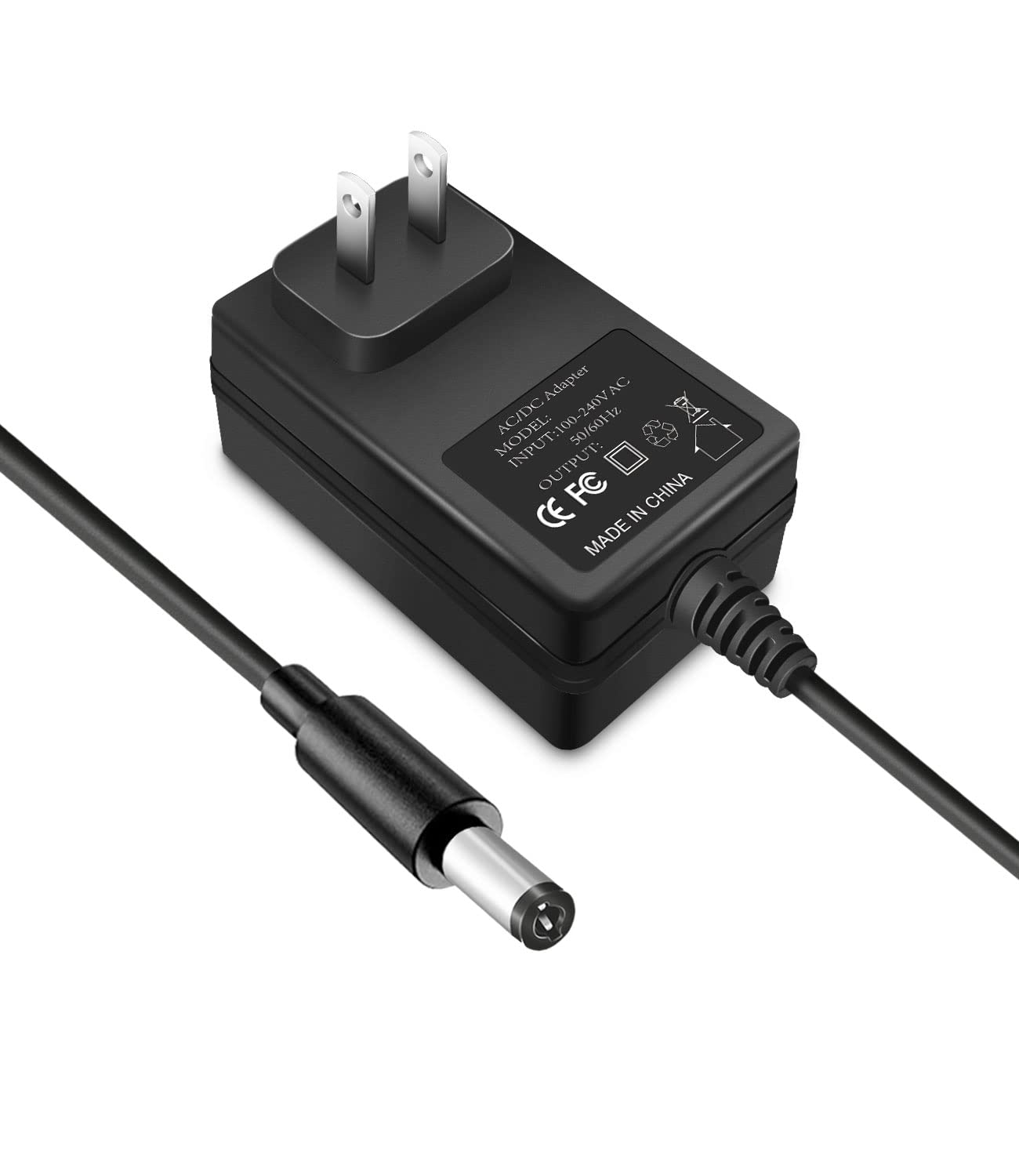 12V AC Power Adapter Cord fits for Yamaha Keyboard PSR, YPG, YPT, DGX, DD, EZ, P Digital Piano and Portable Keyboard Series (PA1