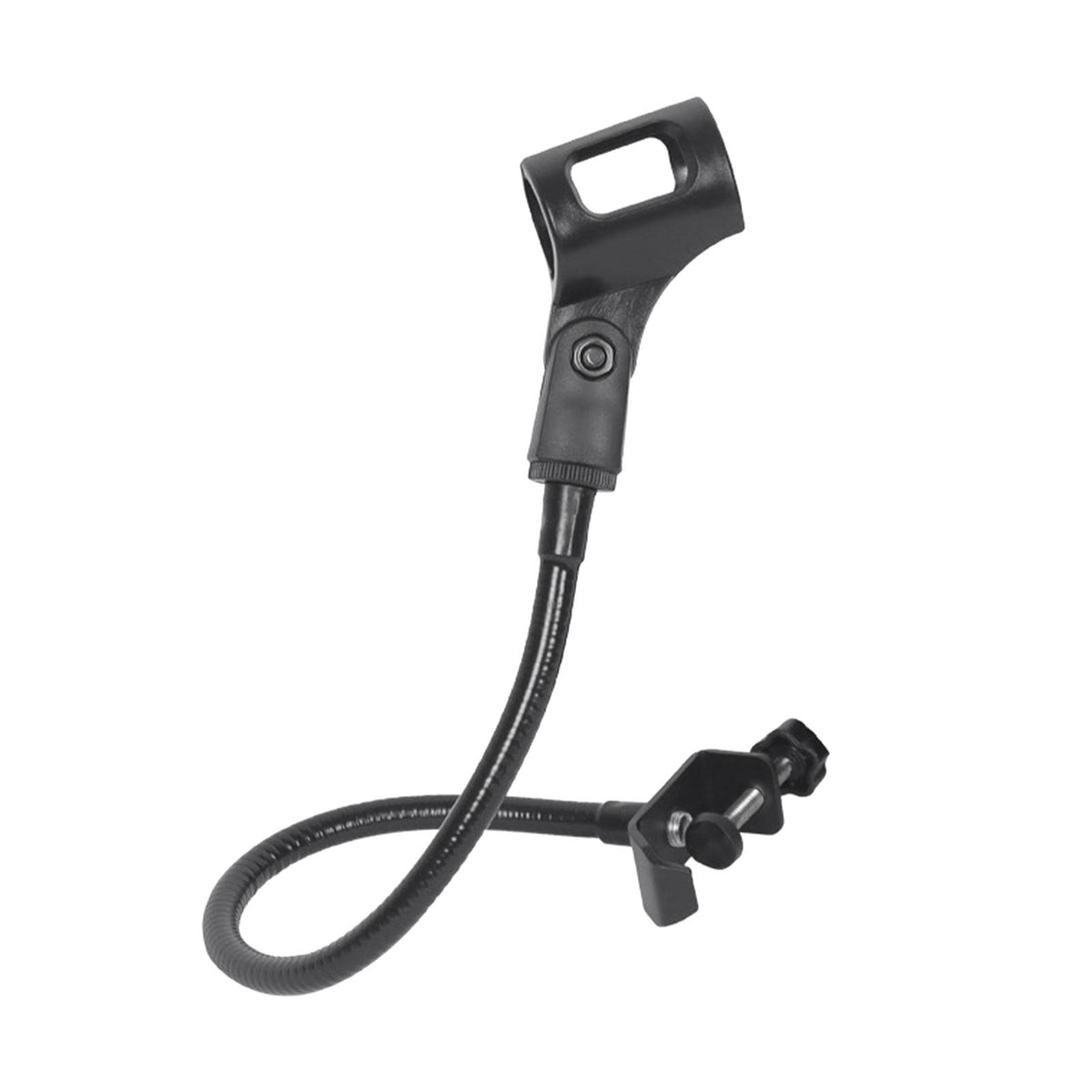 Saycker 360 Degree Flexible Gooseneck Microphone Stand Adjustable Desk Mic Boom Arm Stand With Clip(Black)