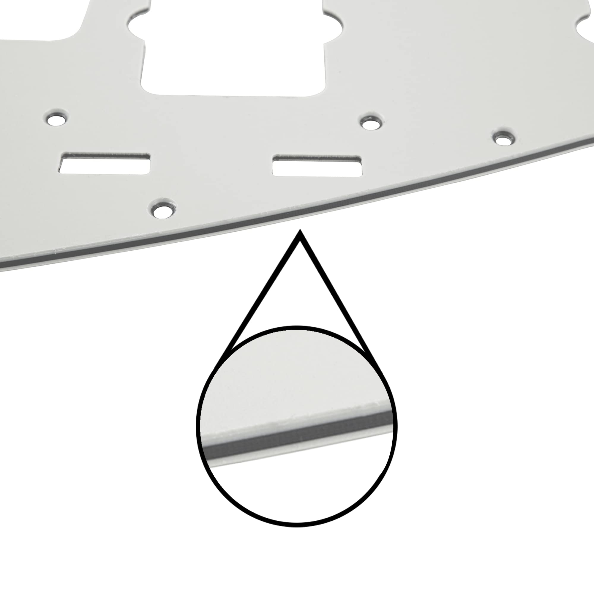 1Pcs Yootones 65 60s Vintage Pickguard Guitar Scratch Plate w/Screws Compatible with American/Mexican Made Vintage Style Jazzmas