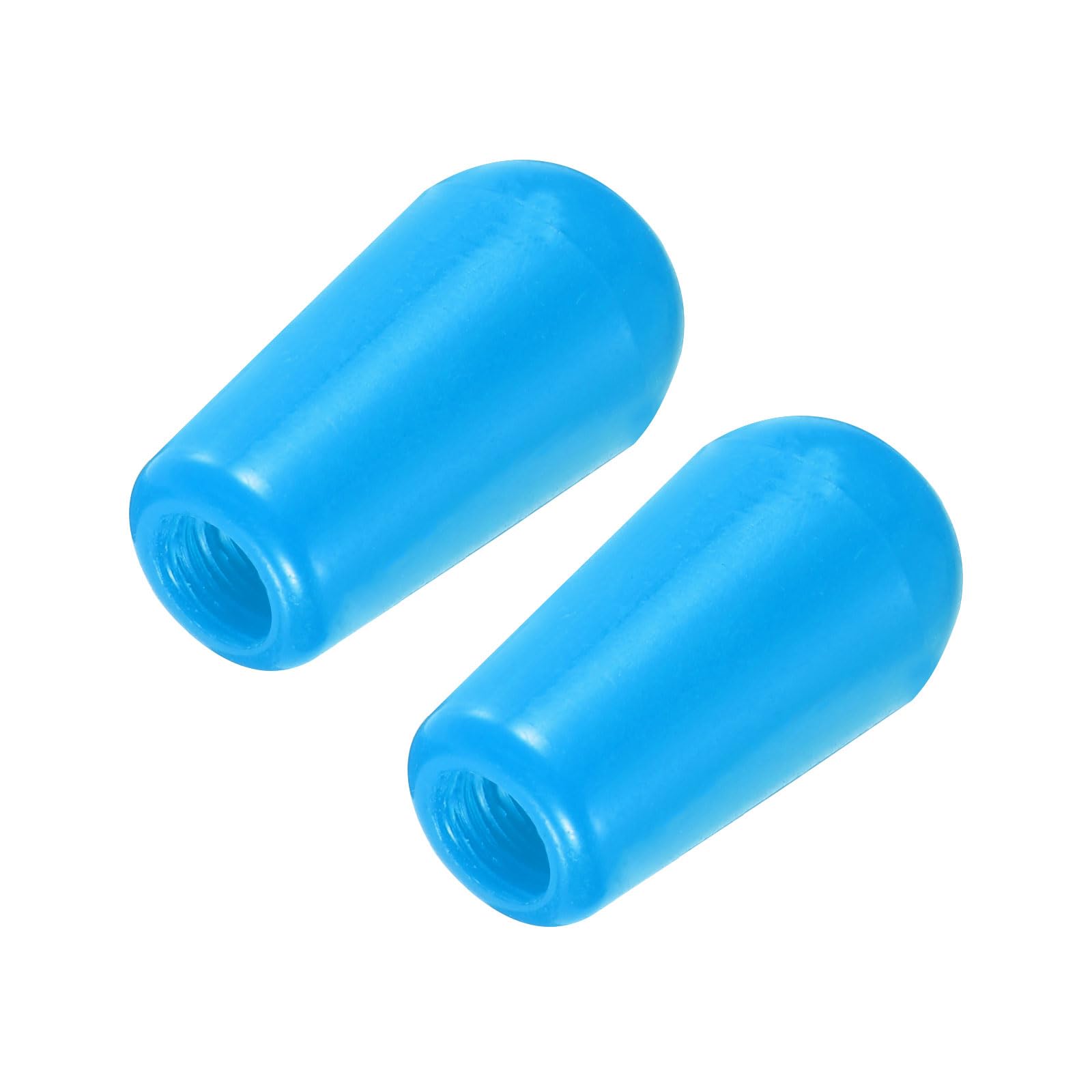 Meccanixity 2Pcs Guitar 3 Way Pickup Switch Tip M3.5 Plastic Toggle Switch Knobs For Lp Electric Guitar, Light Blue