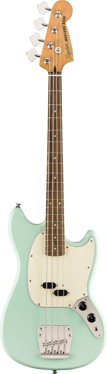 Squier Classic Vibe 50s Mustang Bass, Surf Green, Laurel Fingerboard
