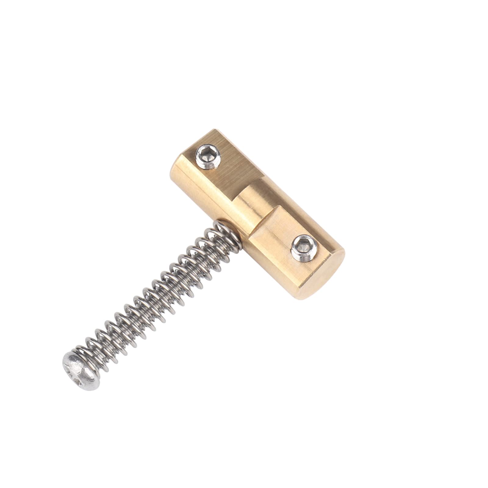 3Pcs WTB 10.8mm Brass Guitar Compensated Telecaster Saddles Set with Wrench for Fender Vintage-style Tele Bridge Electric Guitar