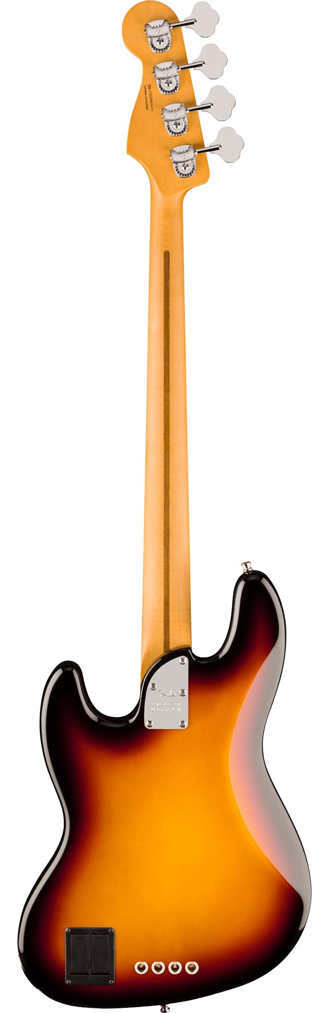 Fender American Ultra II Jazz Bass - Ultraburst Bundle with Case, Strap, Cable, Hat, and Guitar Cleaning Kit