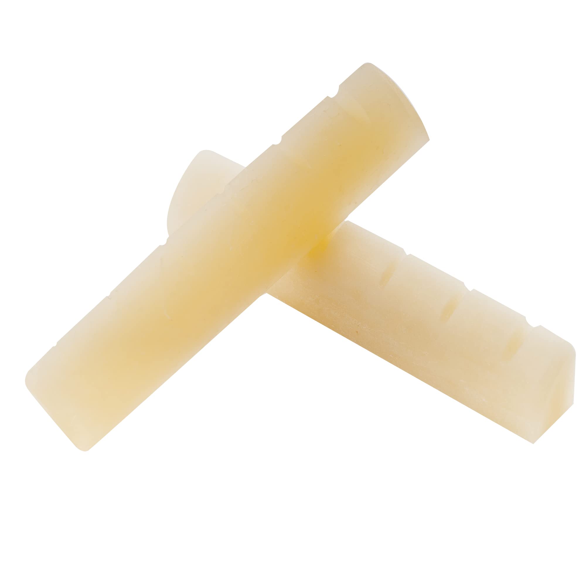 Musiclily Pro 43.99mm Slotted Guitar Unbleached Bone Nut for 6 String Epiphone Les Paul Pre-2014 Electric/Acoustic Guitar (Set o