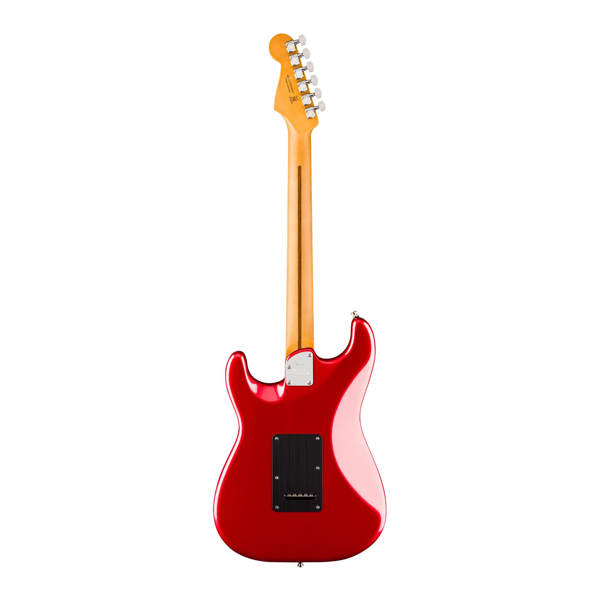 Fender American Ultra II Stratocaster HSS Electric Guitar - Sinister Red, Maple Fingerboard