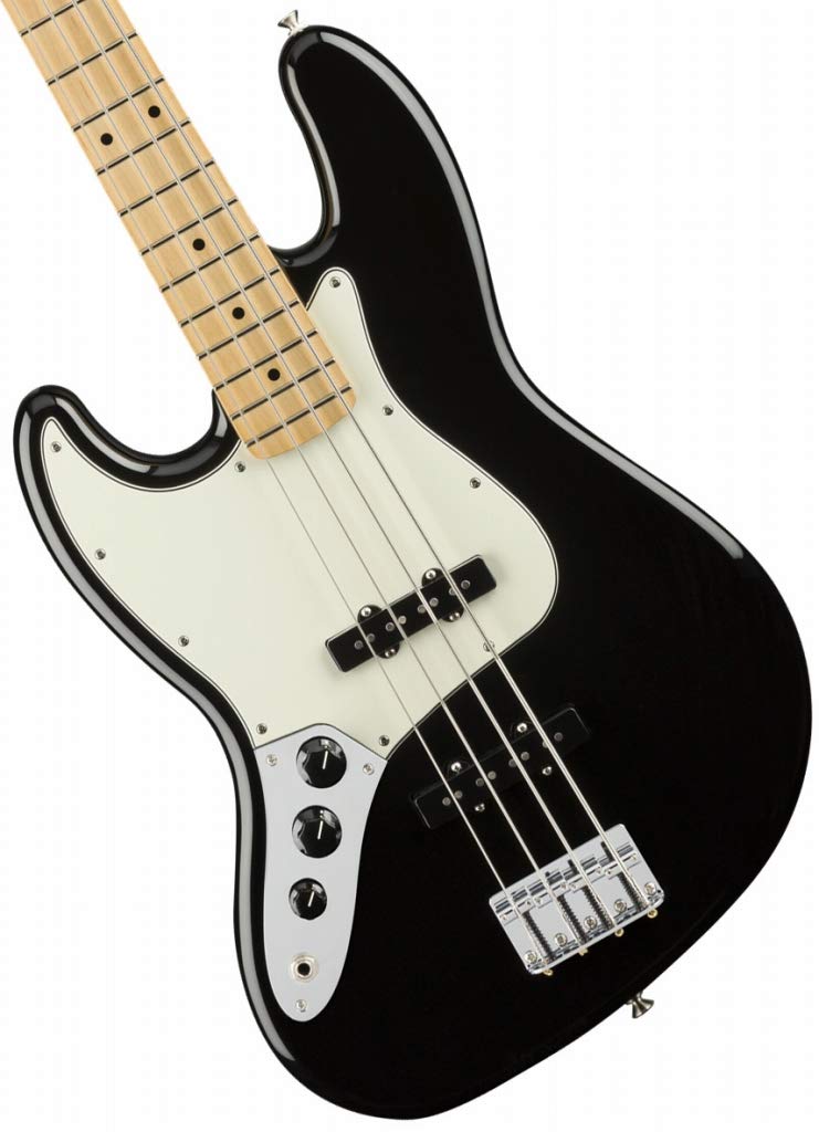Fender Player Jazz Bass, Black, Left-Handed, Maple Fingerboard