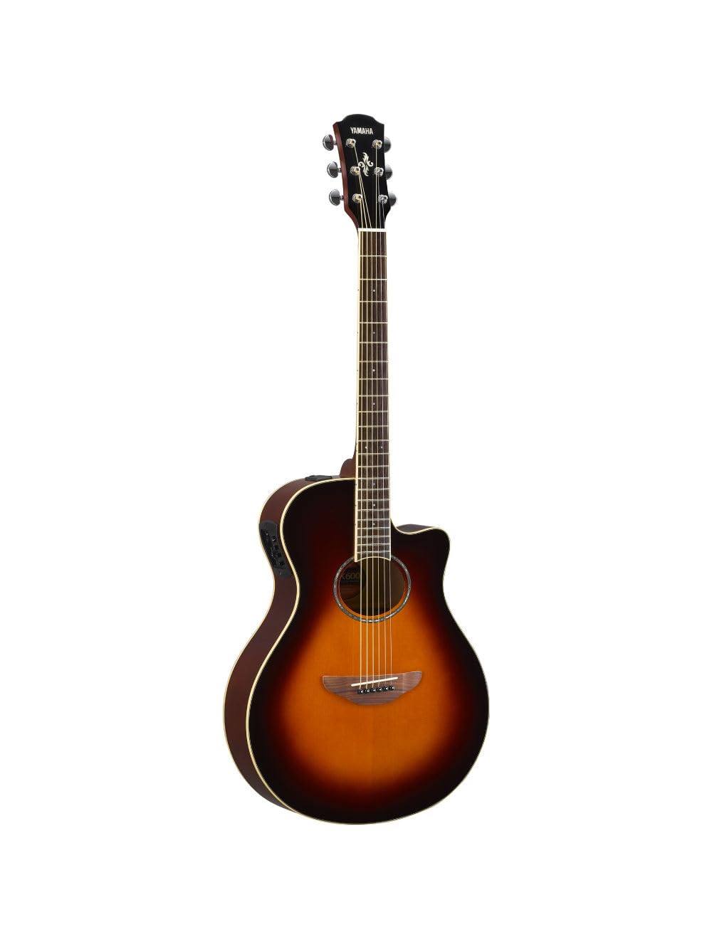 Yamaha Apx600 Thin Body Acoustic-Electric Guitar  Old Violin Sunburst Finish, 6 Strings, Built-In Pickup & Preamp, Comfortable P