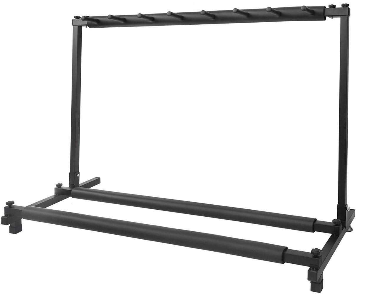 Morimoe Guitar Bass Stand For Multiple Guitars Display Foldable Rack (7-Space)