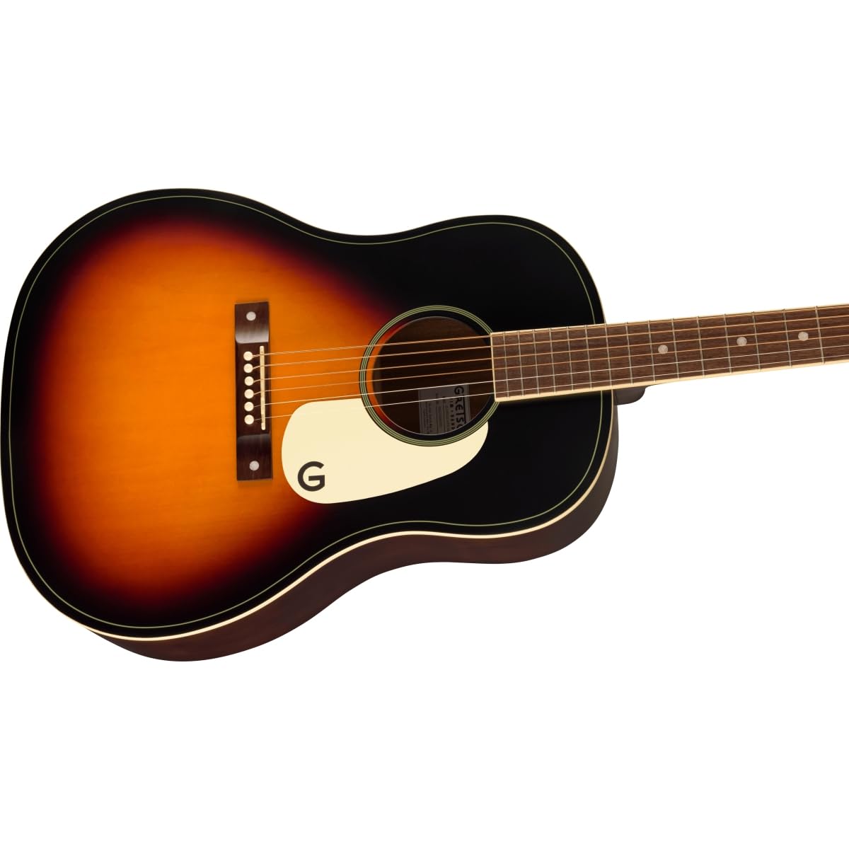 Gretsch Jim Dandy Dreadnought 6-String Right-Handed Acoustic Guitar with Walnut Fingerboard (Rex Burst)