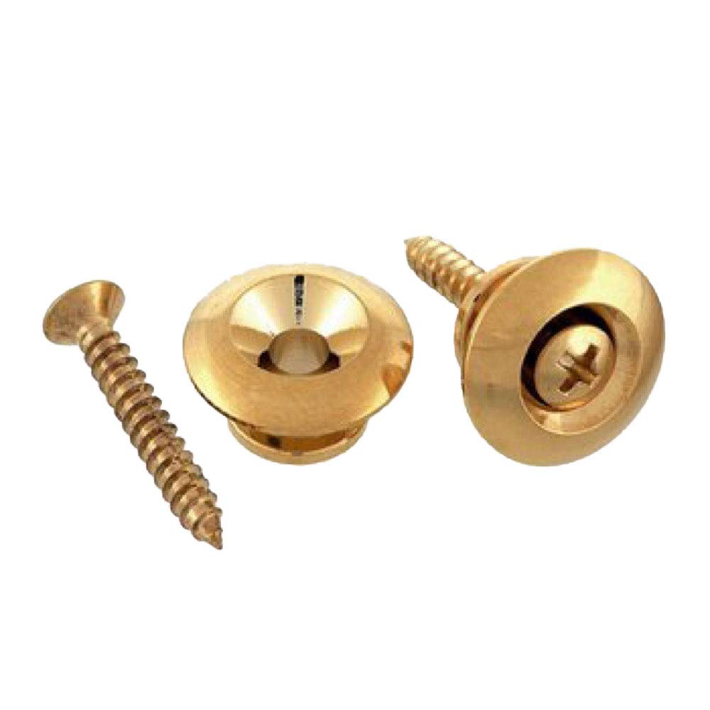 ALLPARTS 0684002 Oversized Strap Buttons (Gold) (Set of 2)