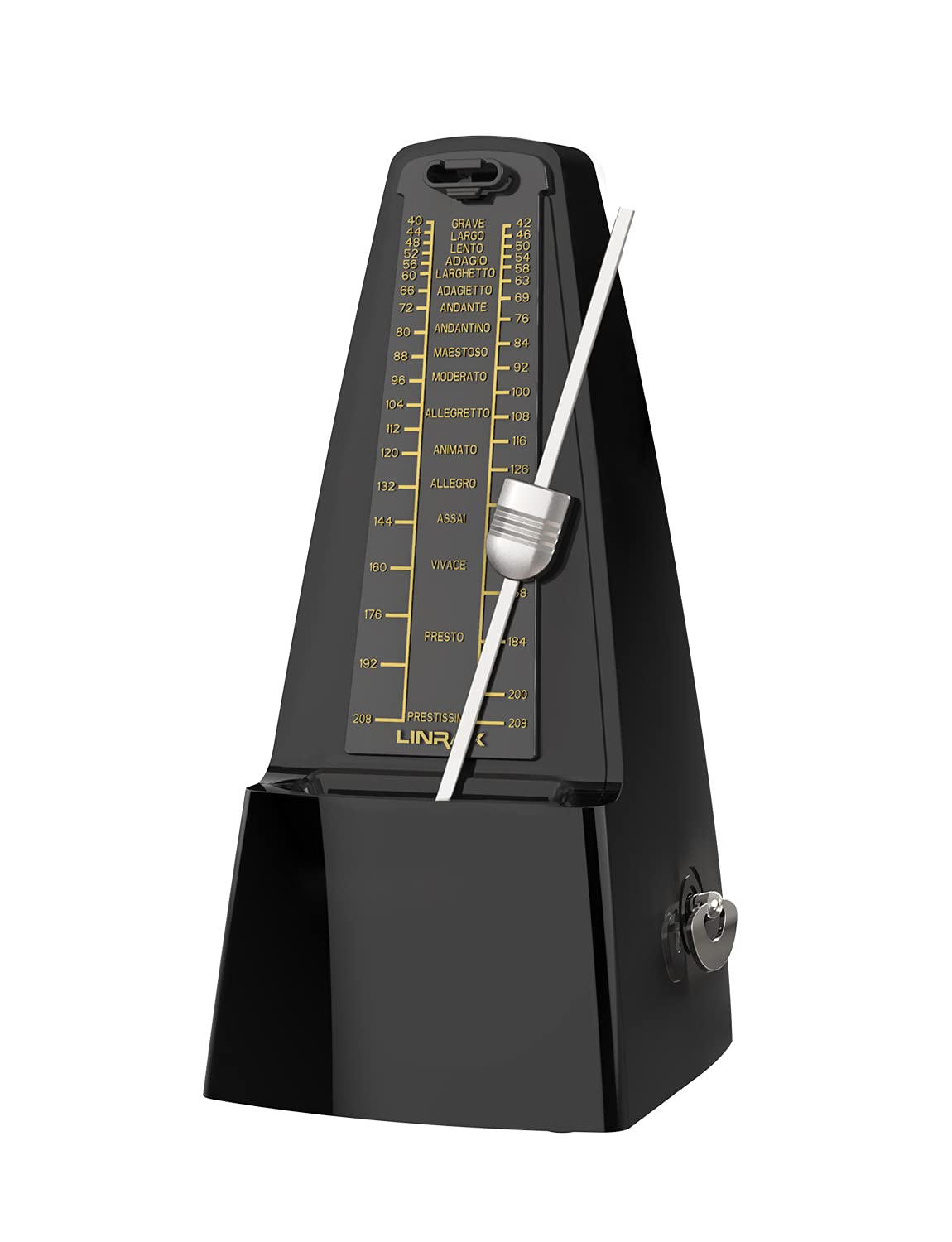 Linrax M1 Mechanical Metronome for Piano Guitar Bass Ukulele Drum Violin Cello Saxophone Trumpet and Other Musical Instruments, 
